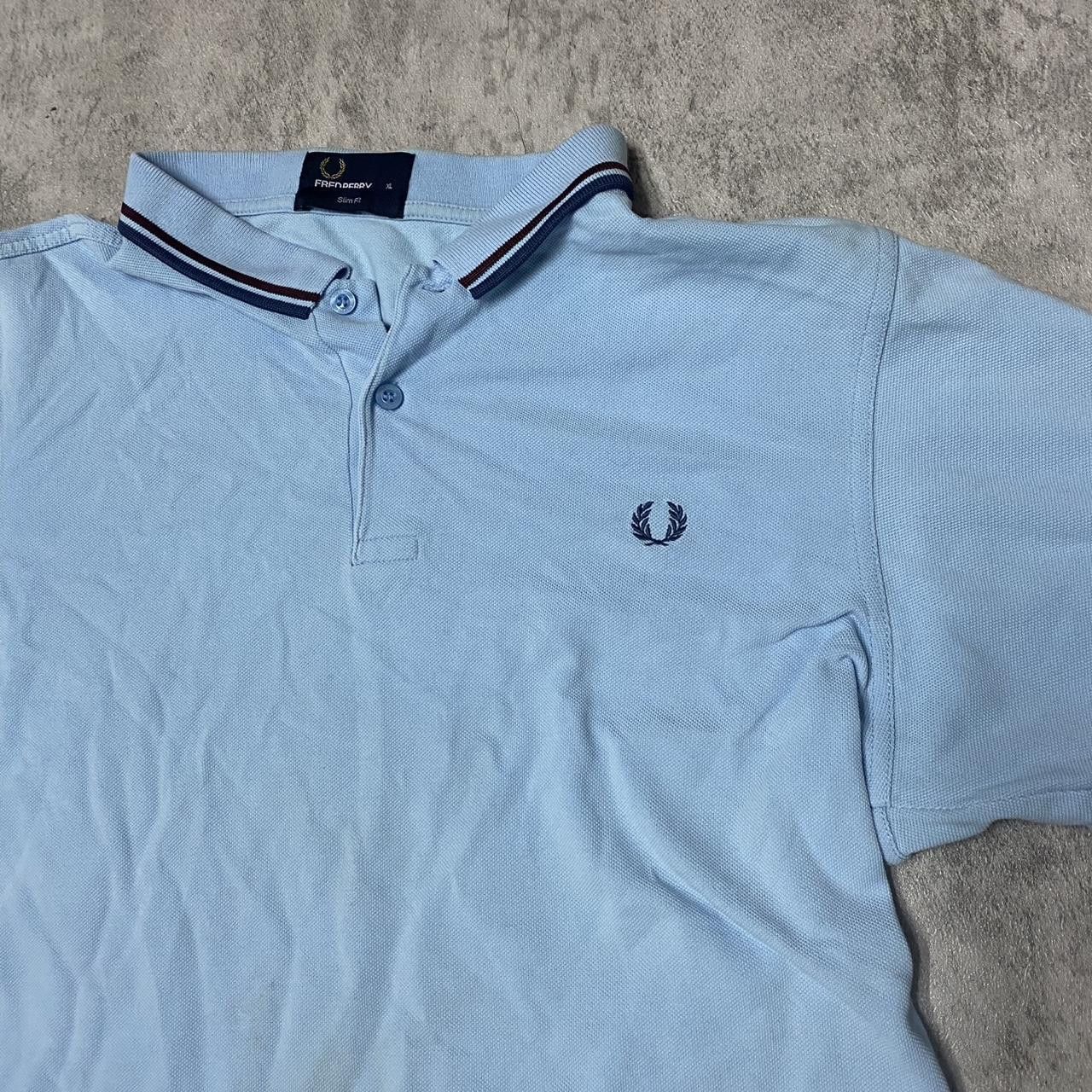 Fred Perry Light blue Fred Perry polo shirt with small logo polo Size US XL / EU 56 / 4 - 3 Thumbnail