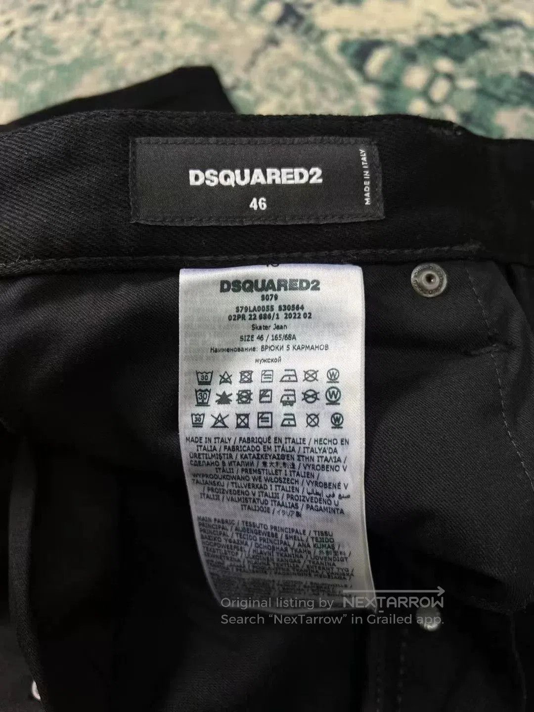Dsquared2 dsquared2 black skater jeans with iconic logo. Size US 36 / EU 52 - 7 Thumbnail