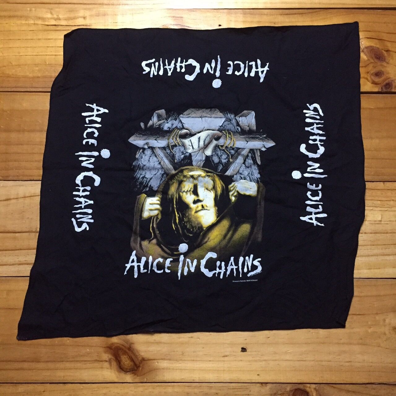 Band Tees × Vintage Alice In Chains bandanna Size ONE SIZE - 1 Thumbnail