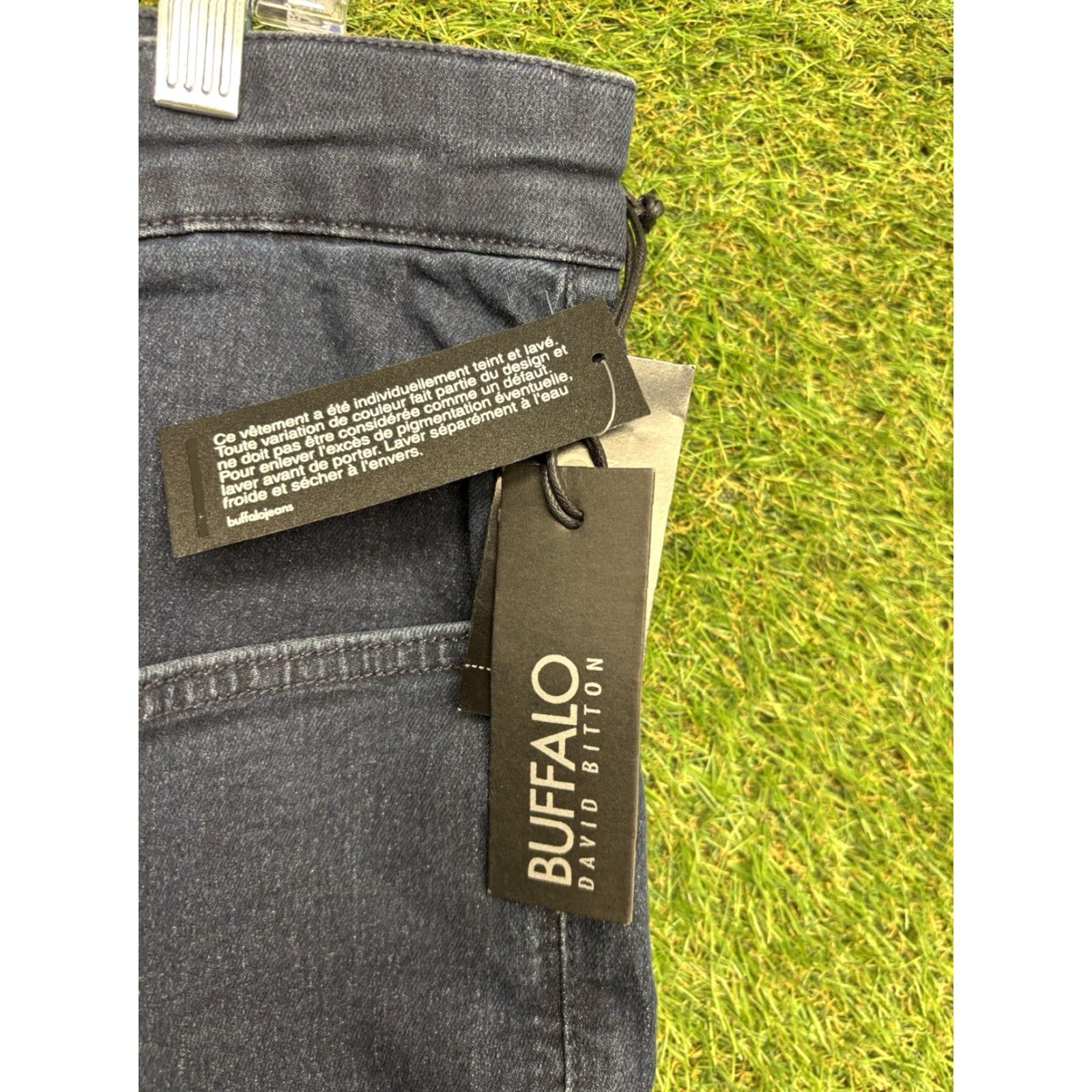 Buffalo David Bitton Buffalo David Bitton Jeans Mens 34x32 Slim Fit Straight Blue Ash-X Stretch NWT Jeans Size US 34 / EU 50 - 7 Thumbnail