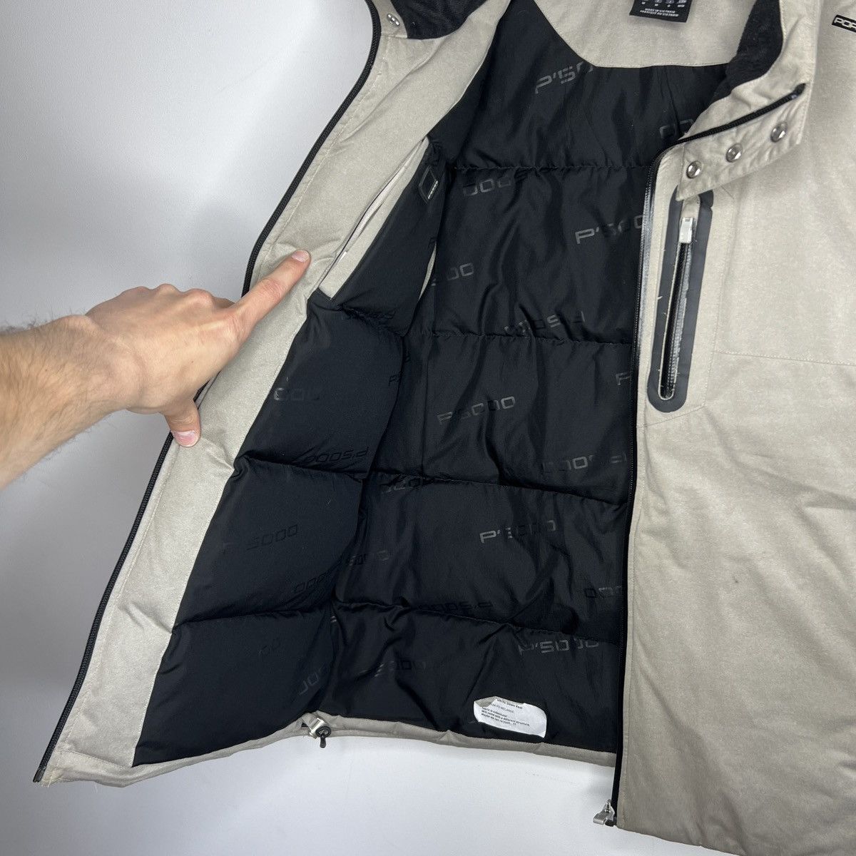 Adidas × Porsche Design Porsche Design Adidas P5000 Grey Puffer Down Vest Jacket Size US M / EU 48-50 / 2 - 7 Thumbnail