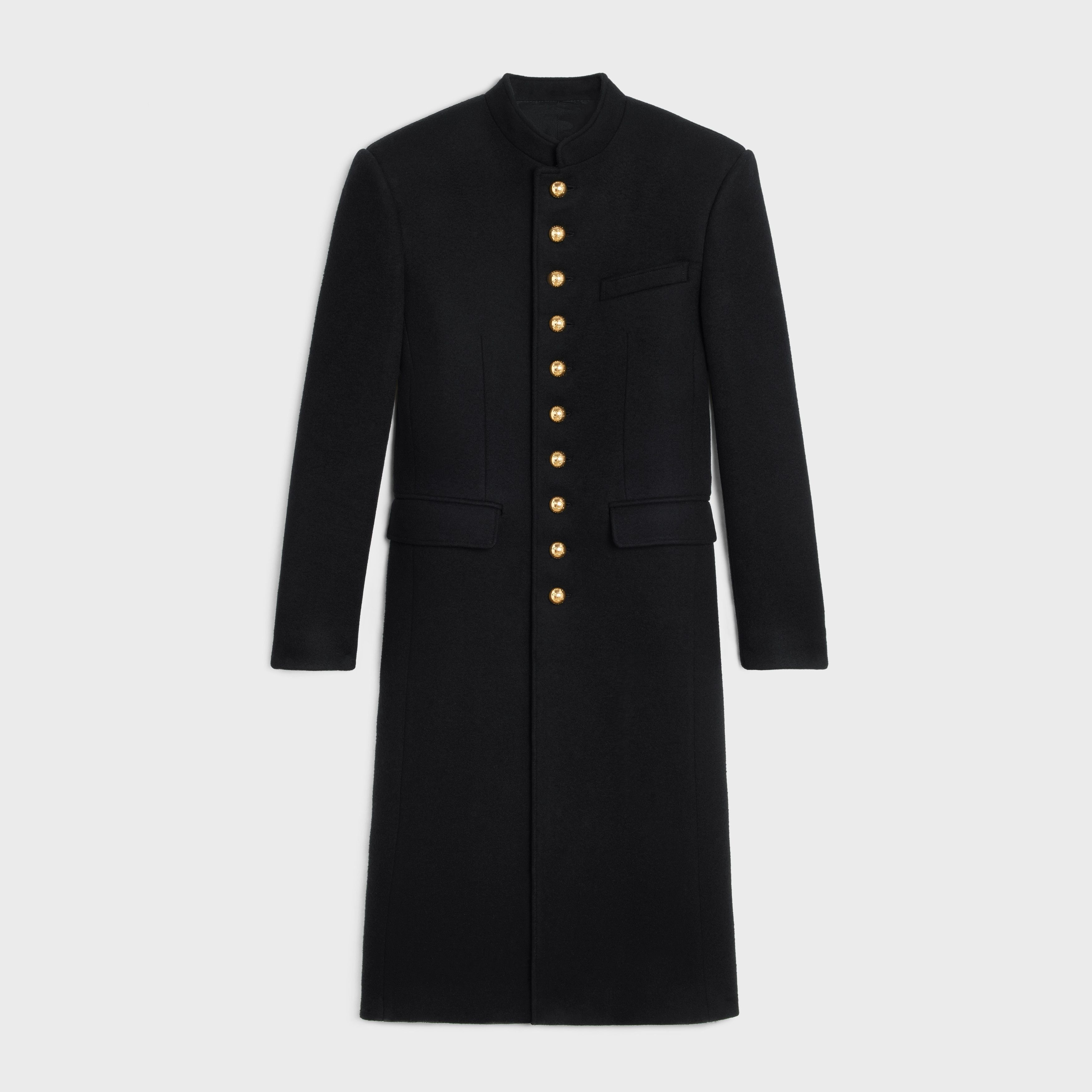 Celine military coat in wool cloth long Size XXL / US 16-18 / IT 52-54 - 1 Thumbnail