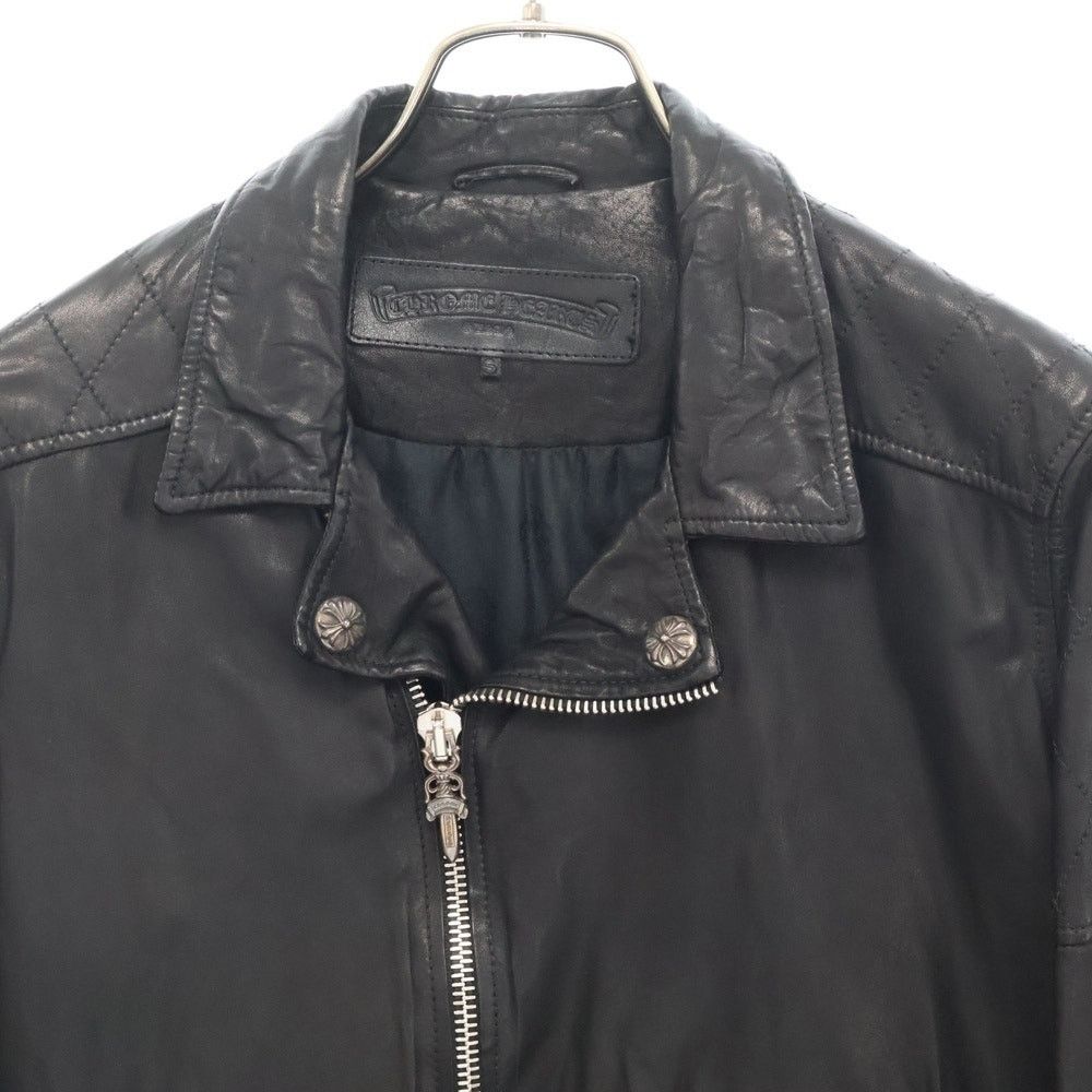 Chrome Hearts CHROME HEARTS JJ DEAN Dagger Zip Leather Jacket Size S / US 4 / IT 40 - 3 Thumbnail
