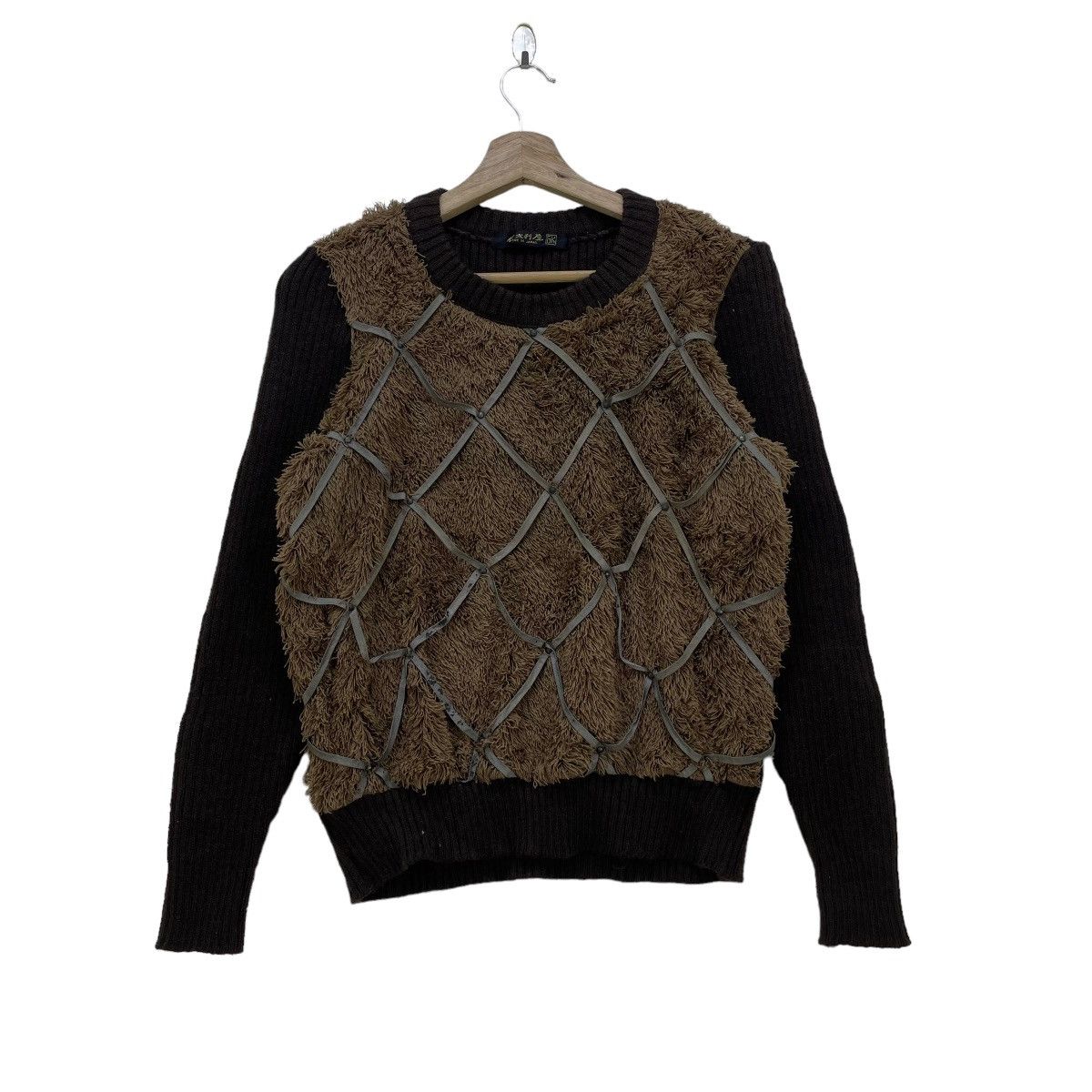 Designer × Japanese Brand × Vintage Made In Japan Sweatshirt Mohair Pullover Size M / US 6-8 / IT 42-44 - 2 Thumbnail