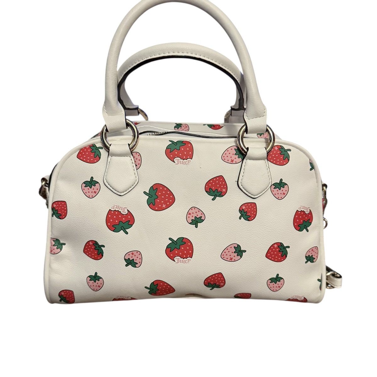 Juicy Couture Juicy Couture Sweet N Juicy Strawberry print bowler bag Size ONE SIZE - 3 Thumbnail