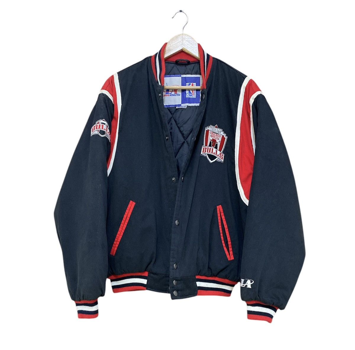 NBA × Vintage Vintage 90s Chicago Bulls Los Angeles Jacket Size US M / EU 48-50 / 2 - 3 Thumbnail