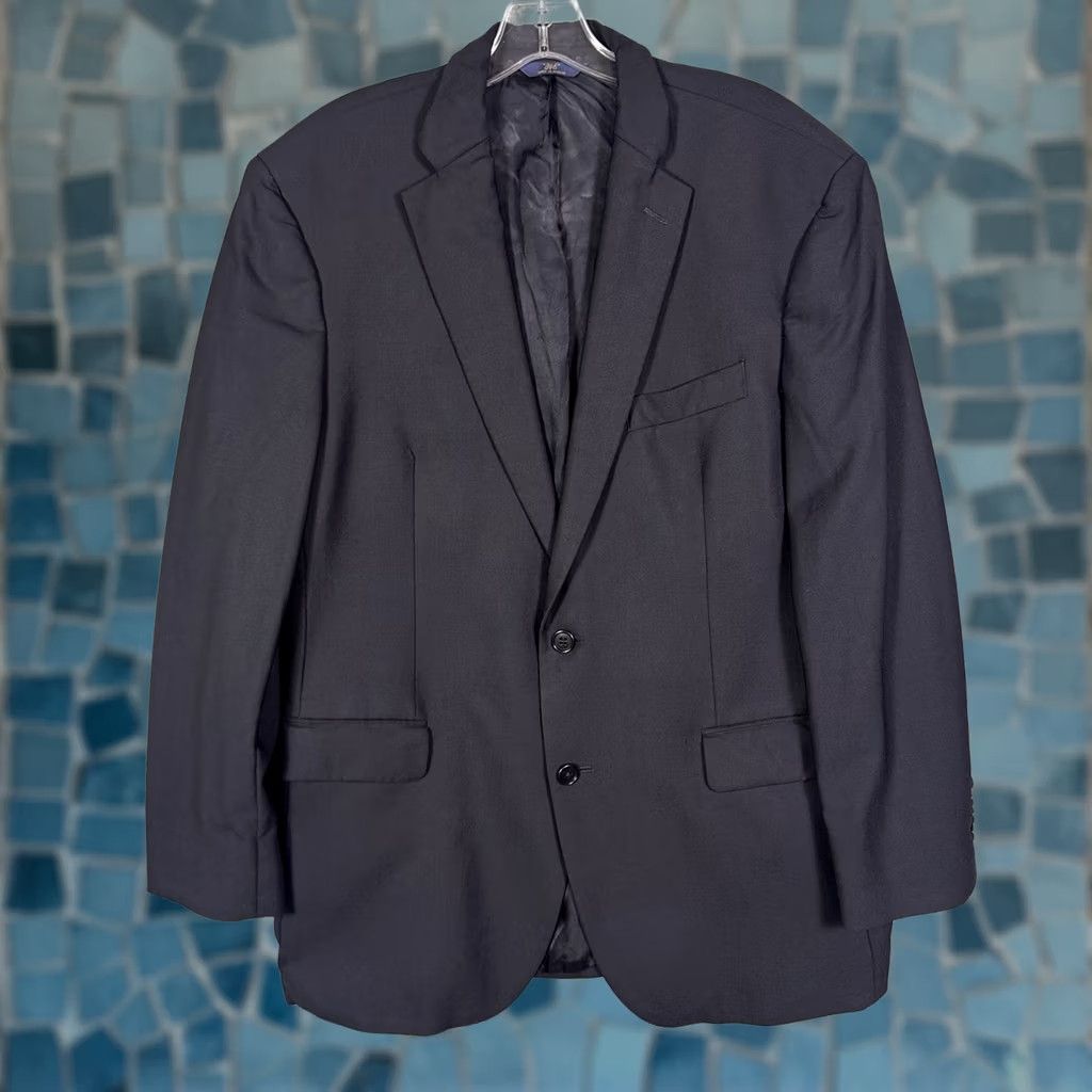 Brooks Brothers 346 Stretch Sport Coat Mens 42r Black Wool Two Button Lycra: Business, Casual, Formal, Party/Cocktail, Travel, Wedding, 42r, Men's (Size Xs)