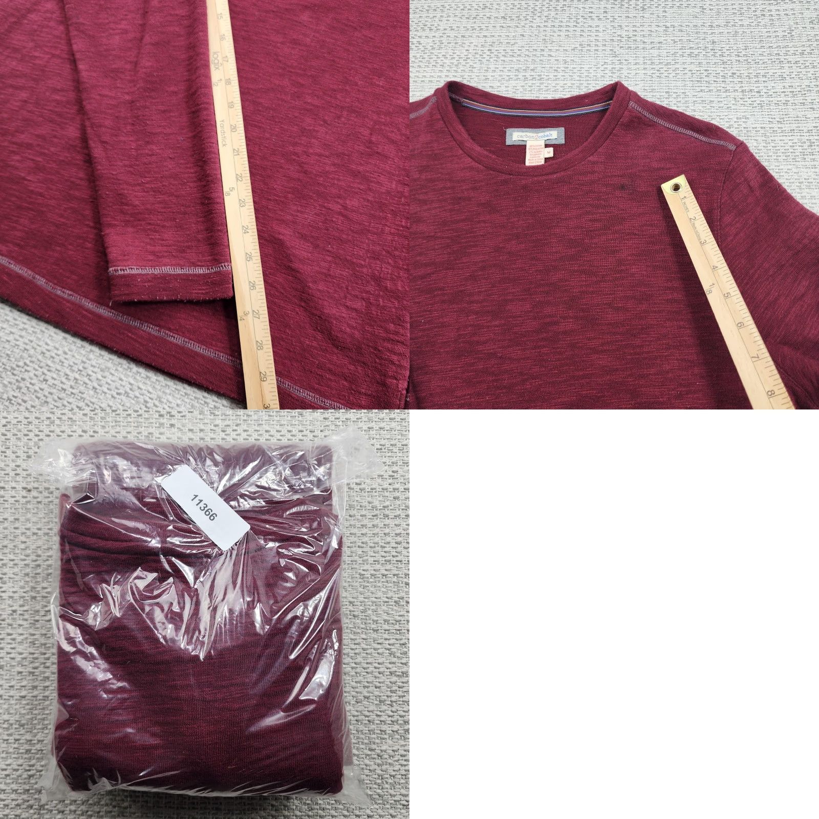 Carbon2Cobalt **Carbon2cobalt Mens Medium Burgundy Long Sleeve Casual Knit Shirt** User: **Carbon2cobalt Medium Mens Burgundy Long Sleeve Casual Knit Shirt** Size US M / EU 48-50 / 2 - 9 Thumbnail