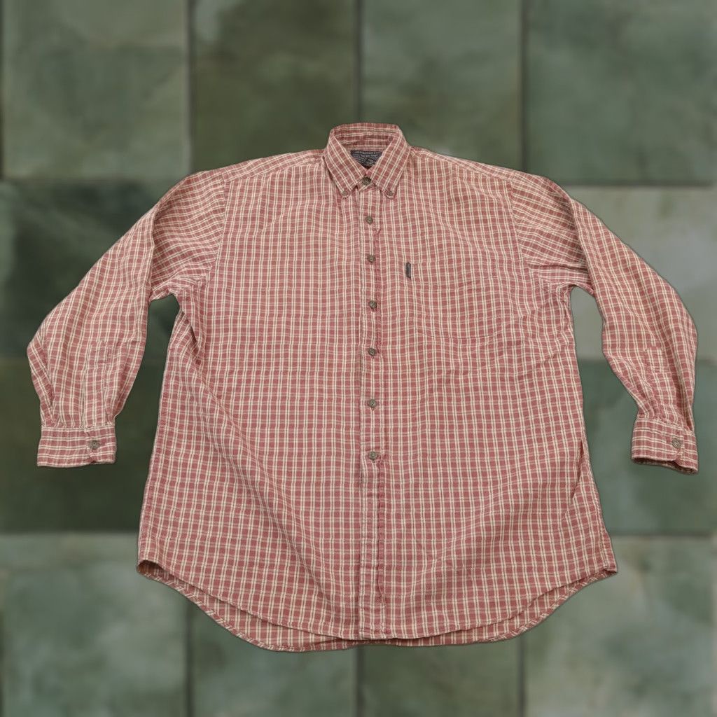 Abercrombie & Fitch Abercrombie & Fitch Flannel Shirt Men Medium Red Plaid Long Sleeve Button-Up Cotton Size US M / EU 48-50 / 2 - 1 Thumbnail