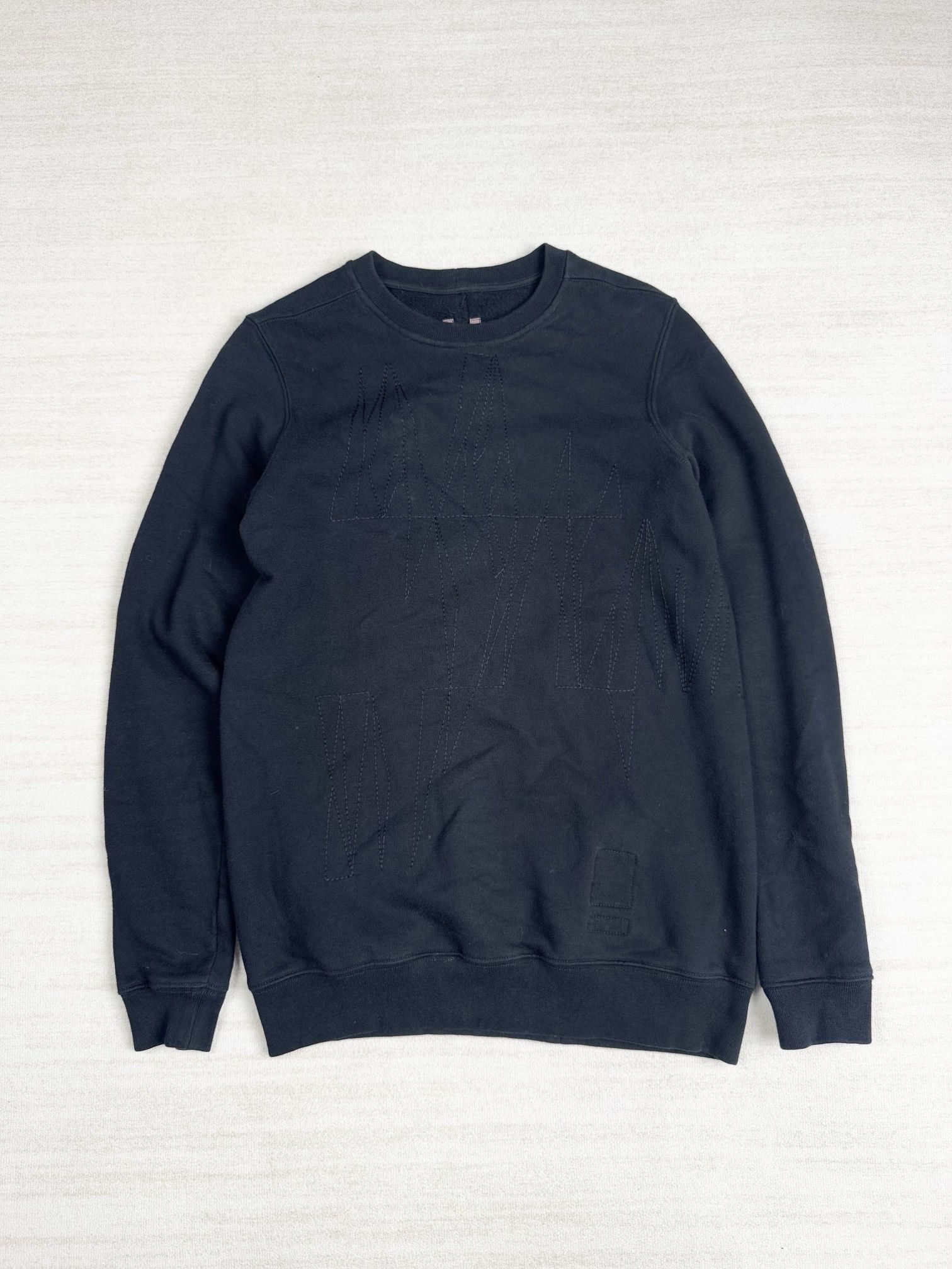 Rick Owens Drkshdw embordered sweatshirt S Size US S / EU 44-46 / 1 - 1 Thumbnail