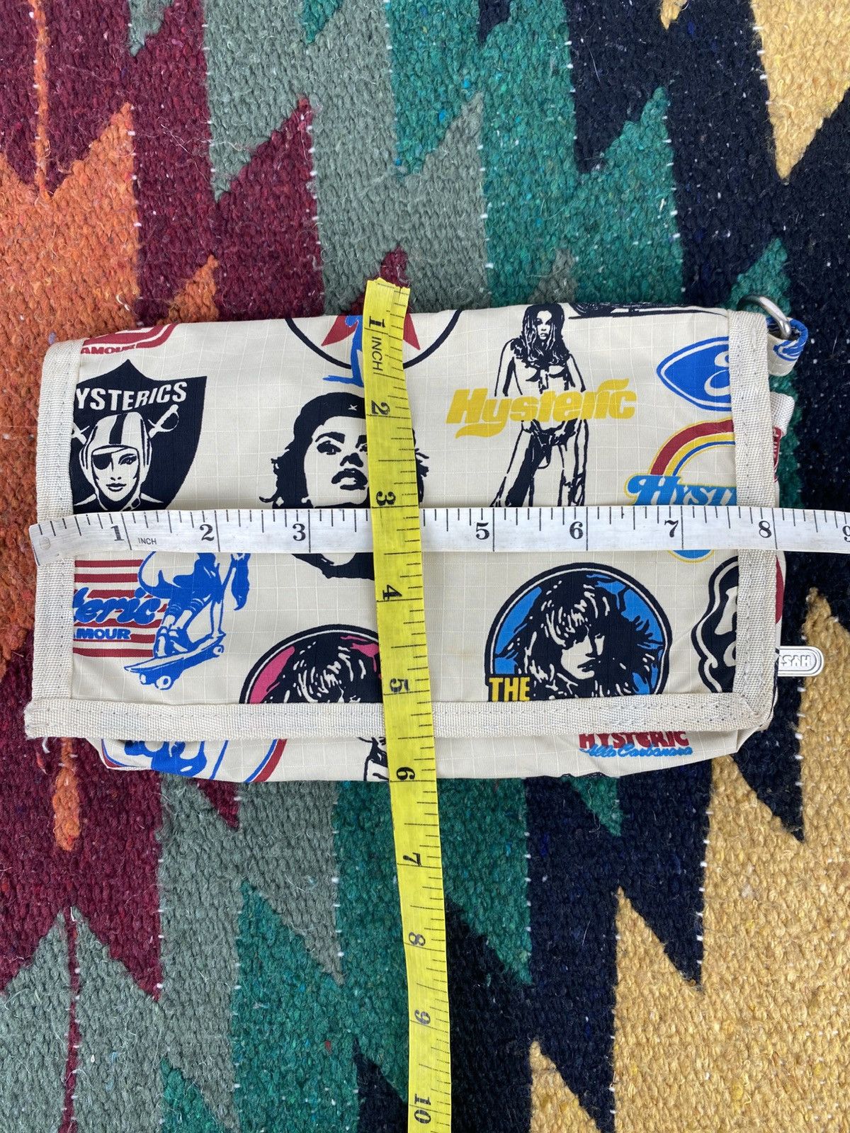 Hysteric Glamour 2000’s Hysteric Glamour All Overprint Pouch Size ONE SIZE - 7 Thumbnail