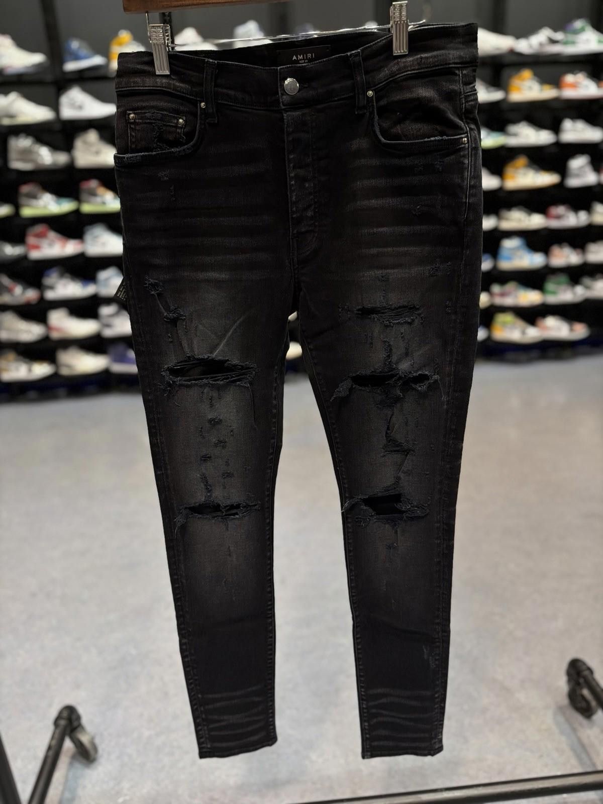 Amiri Size 33 - Amiri Thrasher Black Jeans 100% Authentic NEW Size US 33 - 1 Thumbnail