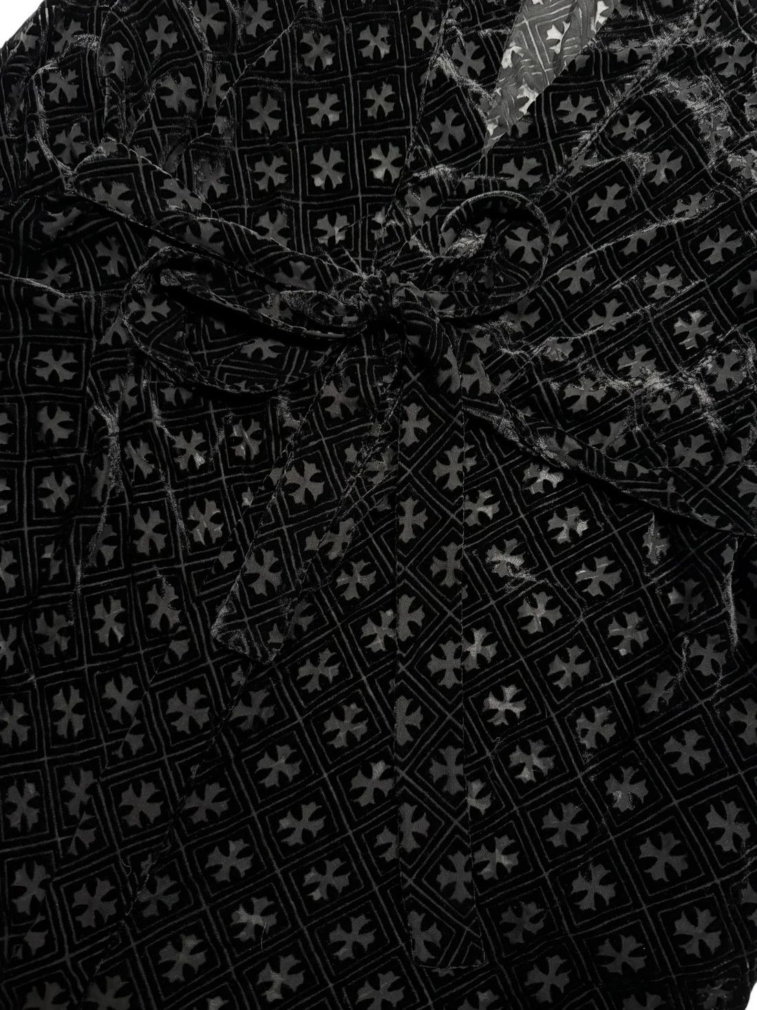 Chrome Hearts Silk Robe CH Cross Plus Size L / US 10 / IT 46 - 3 Thumbnail
