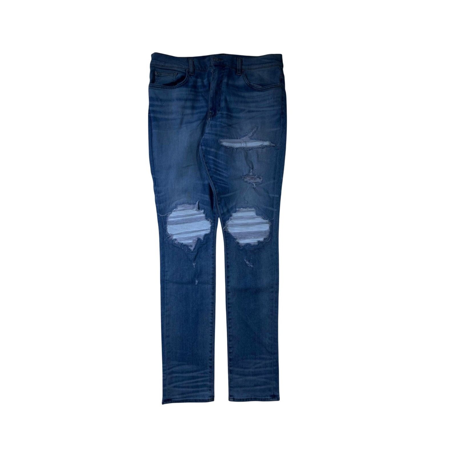 Amiri Amiri Blue Jeans MX1 Brown Patch Size 29 Flawless 🧼 | Grailed