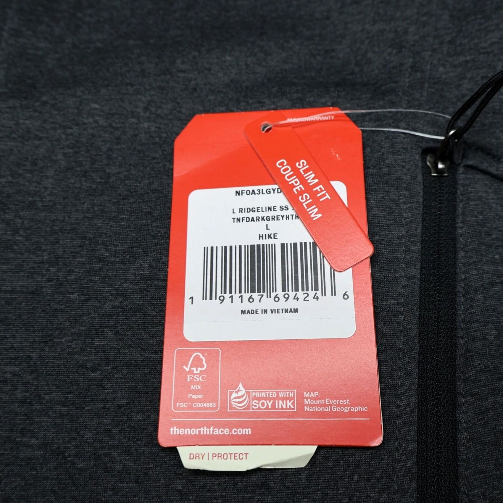 The North Face VINTAGE The North Face Jacket Womens L Grey Ridgeline Softshell WindWall Slim LOGO NWD Size L / US 10 / IT 46 - 4 Thumbnail