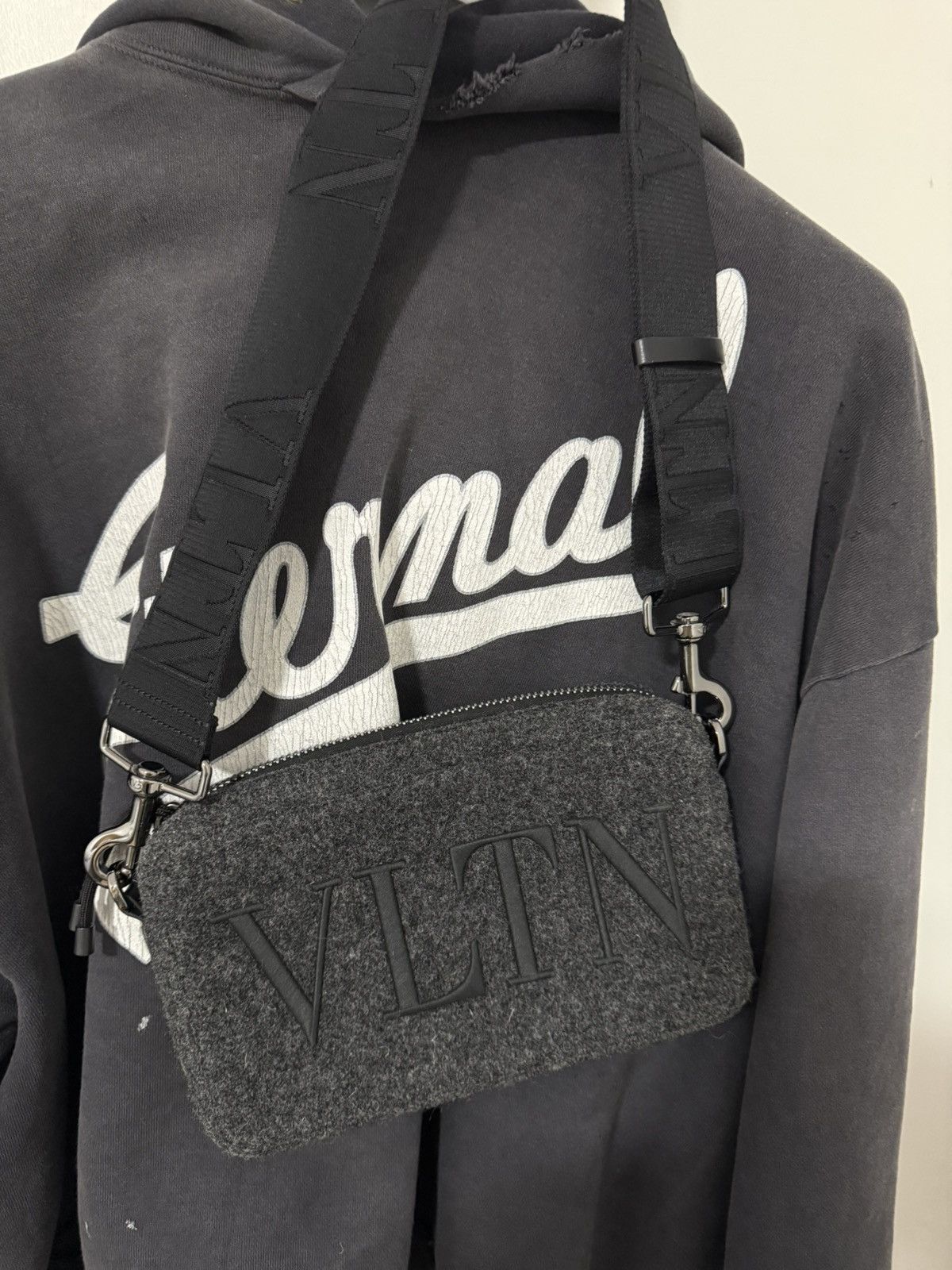 Valentino VLTN Wool bent Bag Size ONE SIZE - 1 Thumbnail