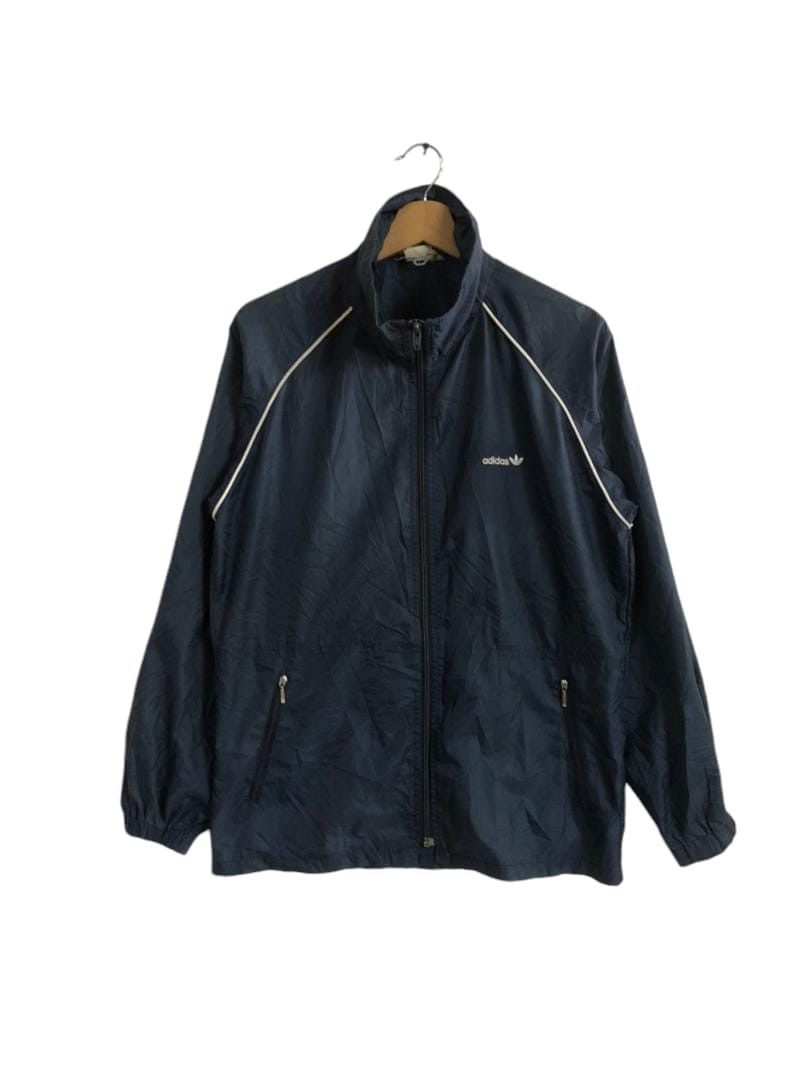 Adidas × Descente × Vintage Adidas descente Raincoats hoodie dark blue vintage Size US L / EU 52-54 / 3 - 1 Thumbnail