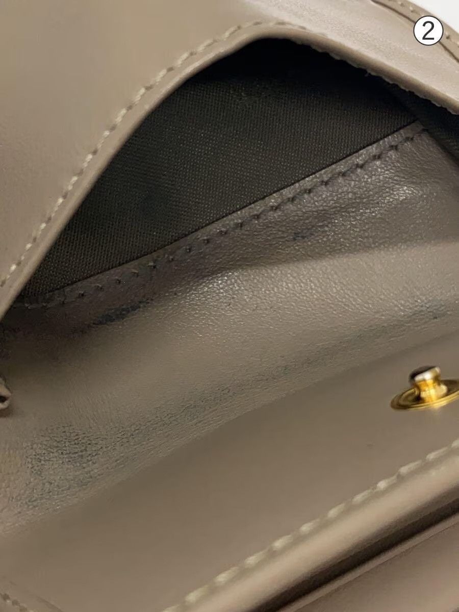 Fendi Fendi Leather Bi-Fold Wallet Grey Size ONE SIZE - 7 Thumbnail