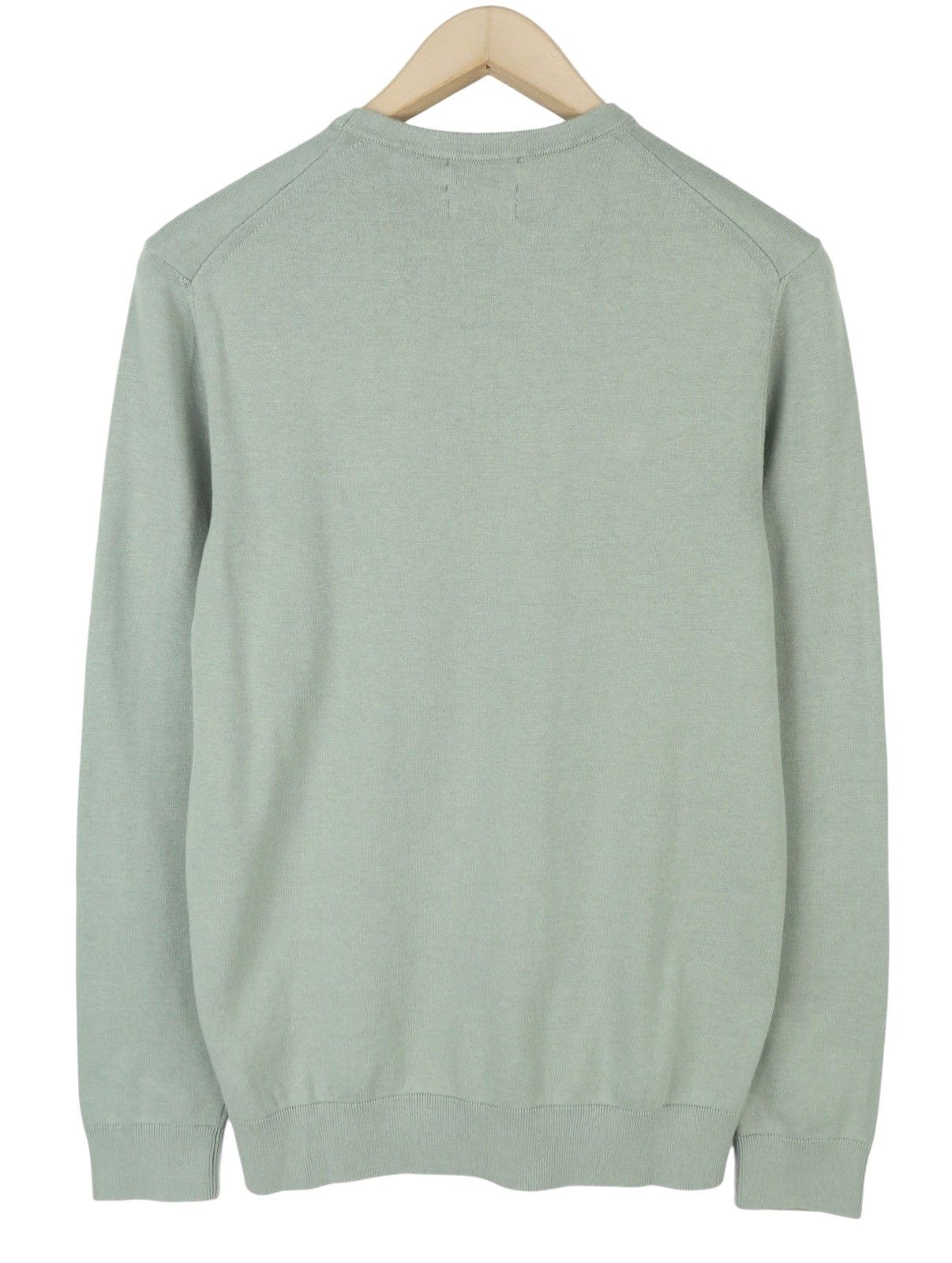 Calvin Klein COTTON SILK BLEND S Slate Grey Knit Pullover Jumper 87432 Size US S / EU 44-46 / 1 - 2 Thumbnail