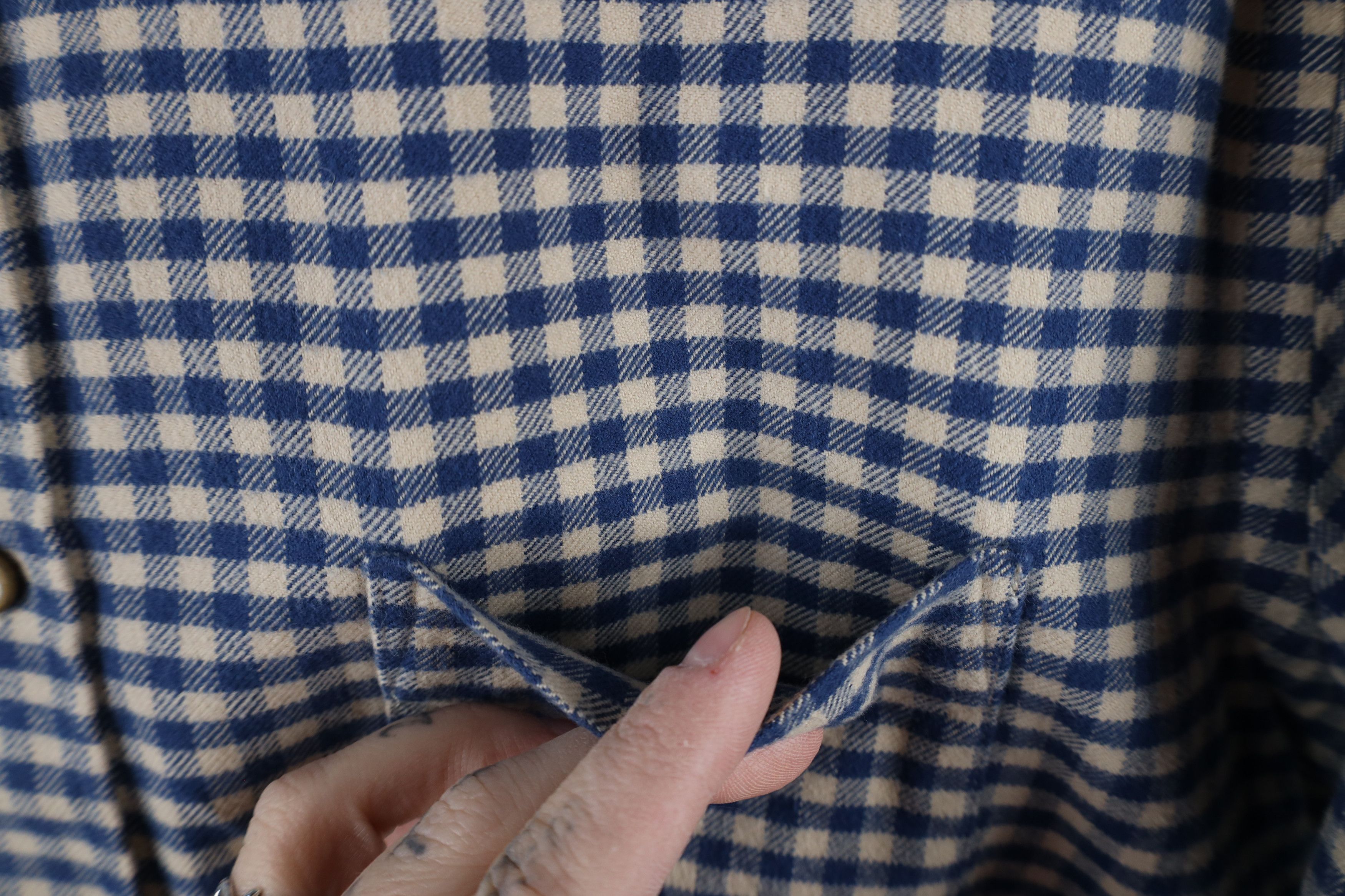 UNTUCKit × Vintage Untuckit Fit Flannel Collared Button Down Shirt Blue Plaid Size US L / EU 52-54 / 3 - 5 Thumbnail