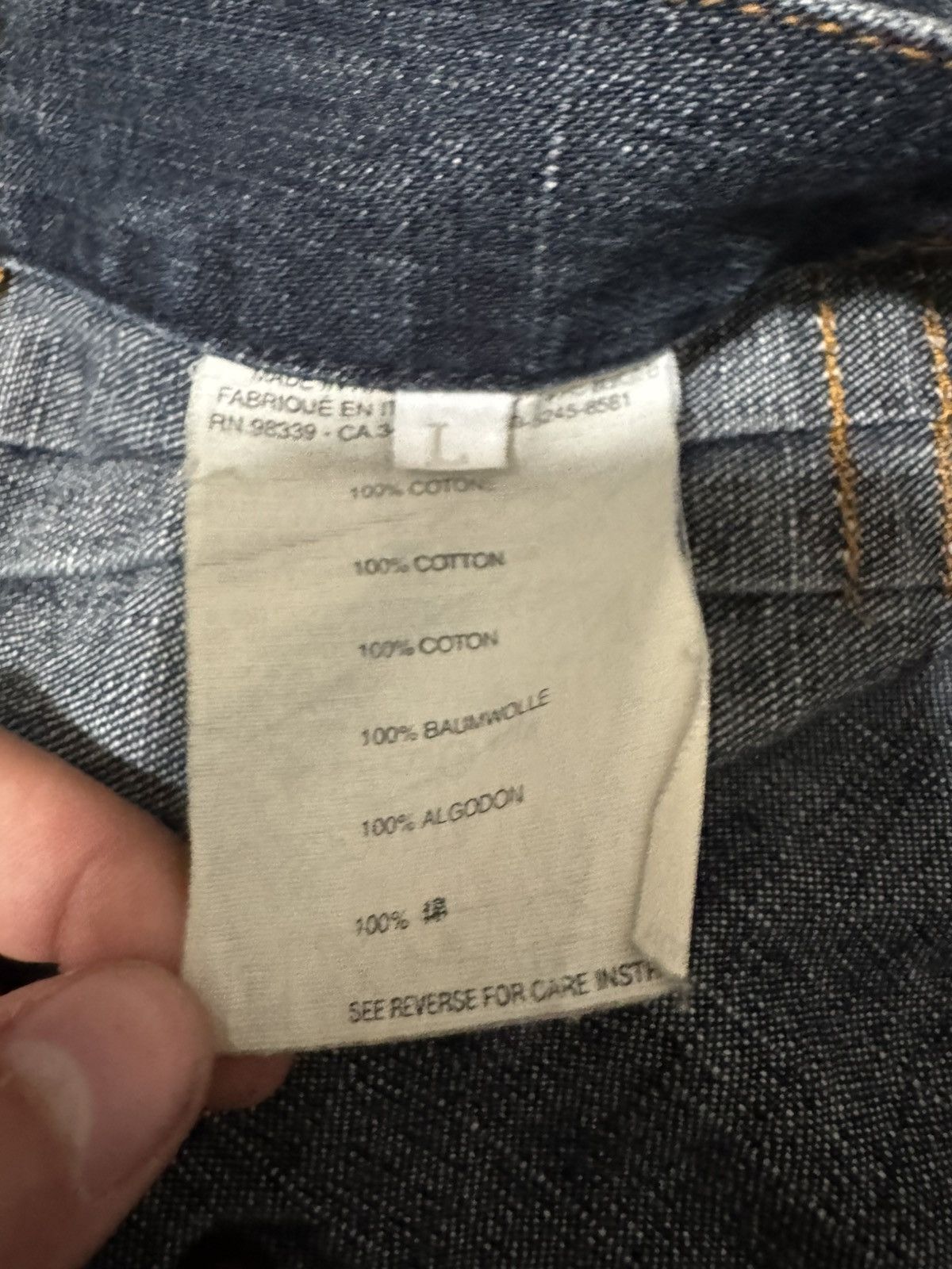 Miu Miu Archive ‘01 Miu Miu Denim Jacket Size US L / EU 52-54 / 3 - 5 Thumbnail