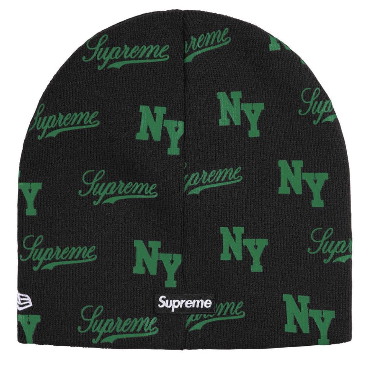 Supreme Supreme new era monogram beanie black NEW PRESALE Size ONE SIZE - 2 Thumbnail