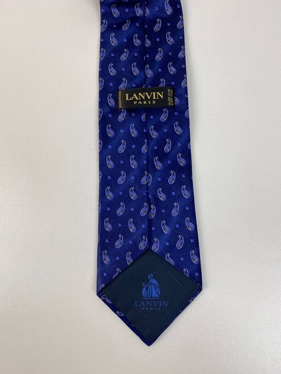 Vintage Lanvin Paris tie silk Size ONE SIZE - 3 Thumbnail