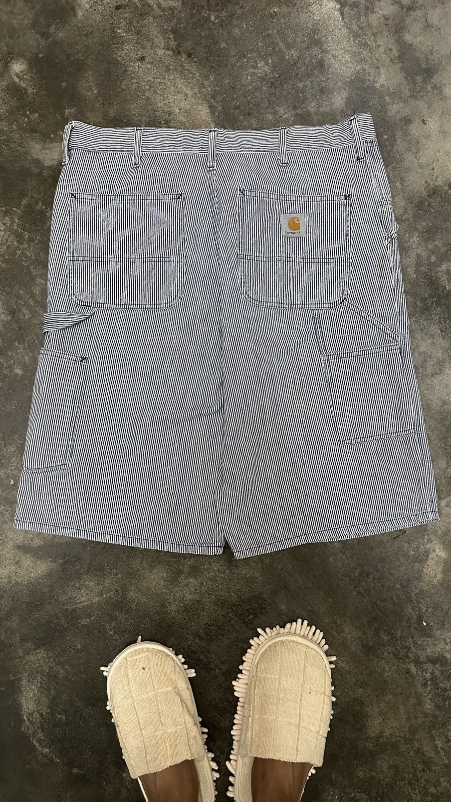 Carhartt Wip CARHARTT HICKORY SINGLE KNEE STRIPE JORTS Size US 37 - 2 Thumbnail