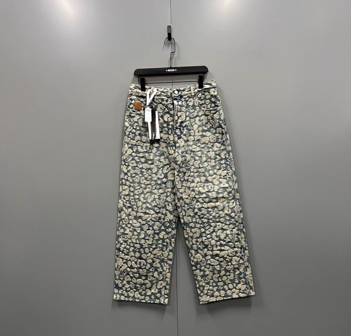 Louis Vuitton Louis Vuitton × Nigo Geometric Print Denim Pants J41 Size 29" - 1 Thumbnail