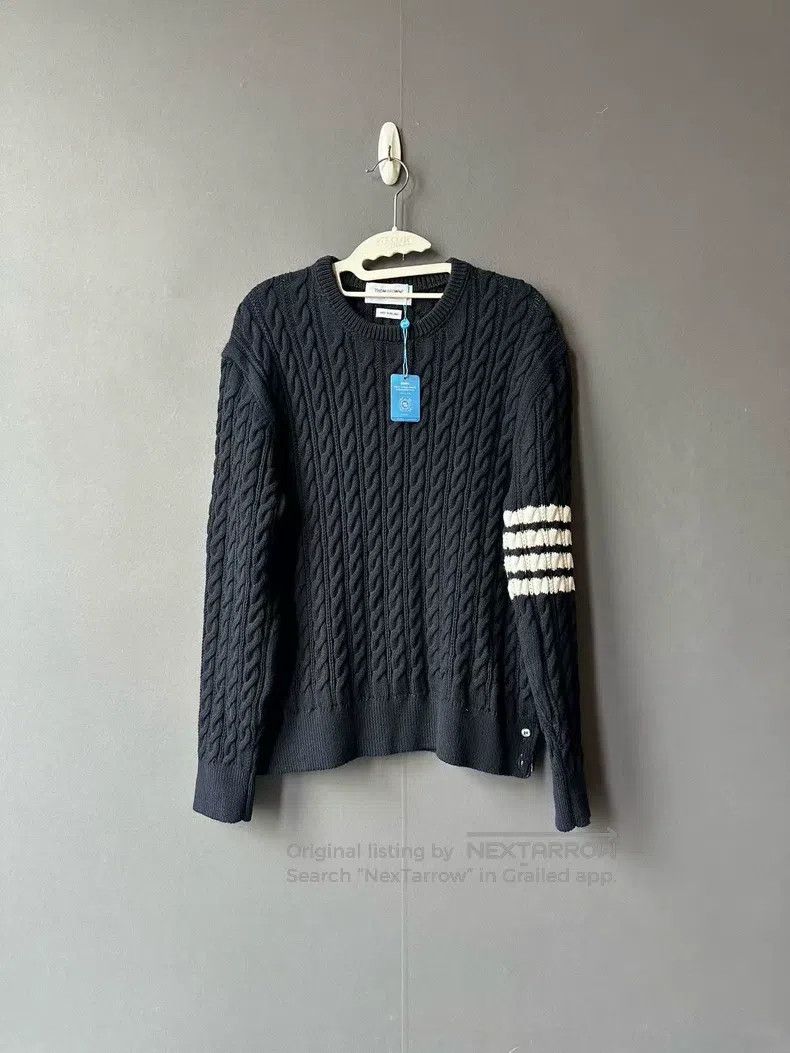Thom Browne Thom Browne Blue Sweater Size US XL / EU 56 / 4 - 1 Thumbnail