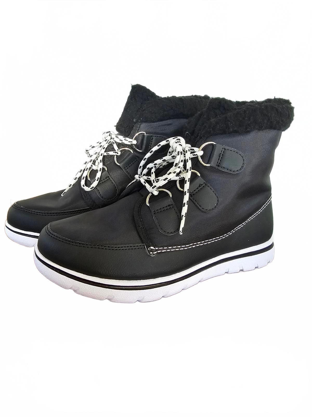 Airwalk Airwalk Black Boots with Faux Fur Lining sz 8 NWT Size US 8 / IT 38 - 1 Thumbnail