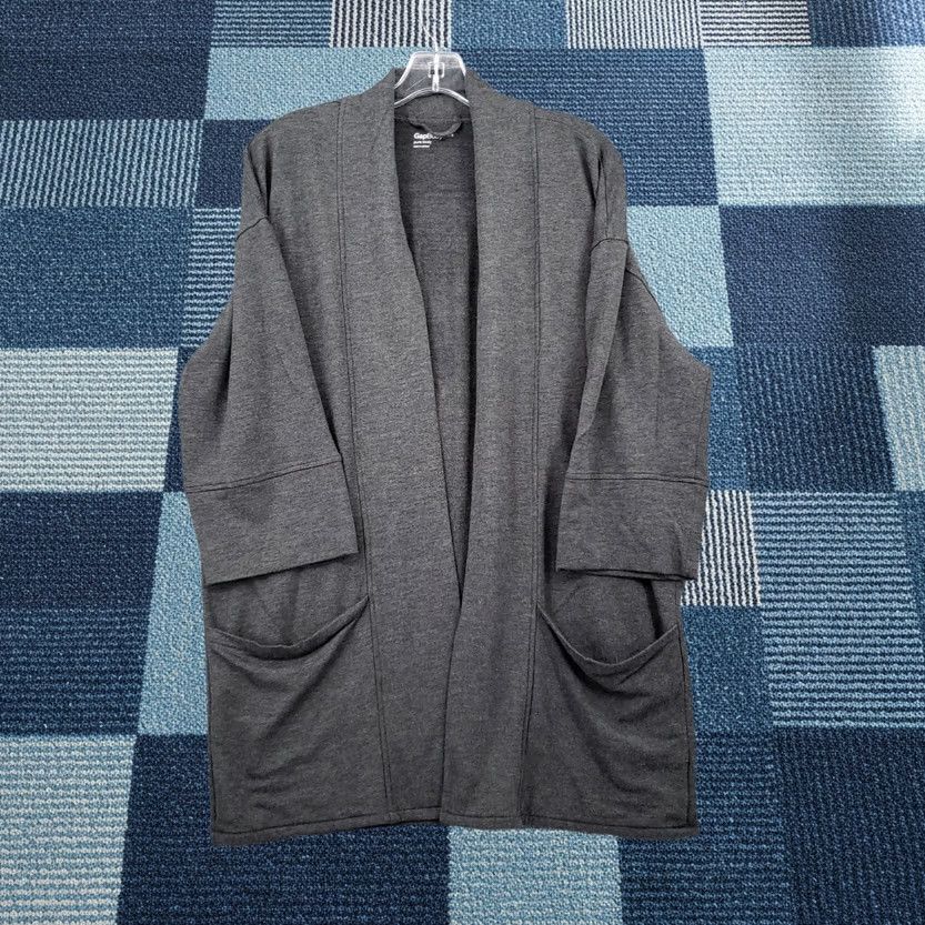 Gap Gap Cardigan Sweater Womens XS Gray Pure Body Oversized Size XS / US 0-2 / IT 36-38 - 1 Thumbnail