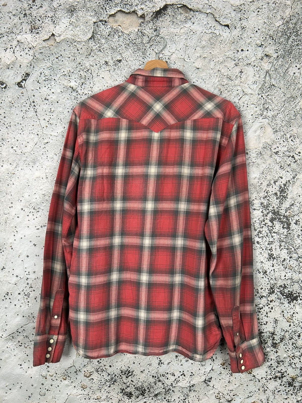Allsaints Allsaints Checkerd Shirt Designer Streetwear Grunge Rock Size US M / EU 48-50 / 2 - 3 Thumbnail