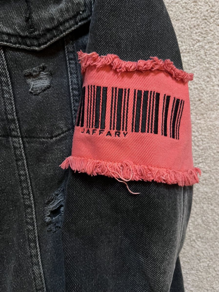Vintage Black Denim Jacket Double zip Size US S / EU 44-46 / 1 - 4 Thumbnail