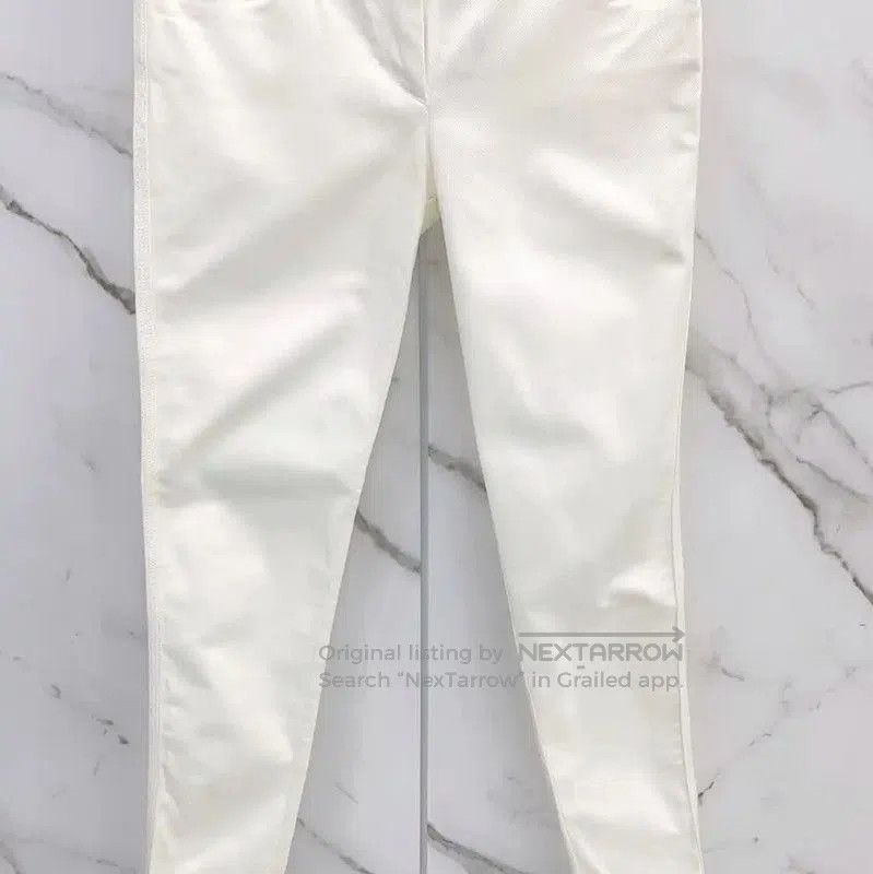 Kenzo Kenzo White Cotton Blend Casual Pants . Size 23" - 3 Thumbnail