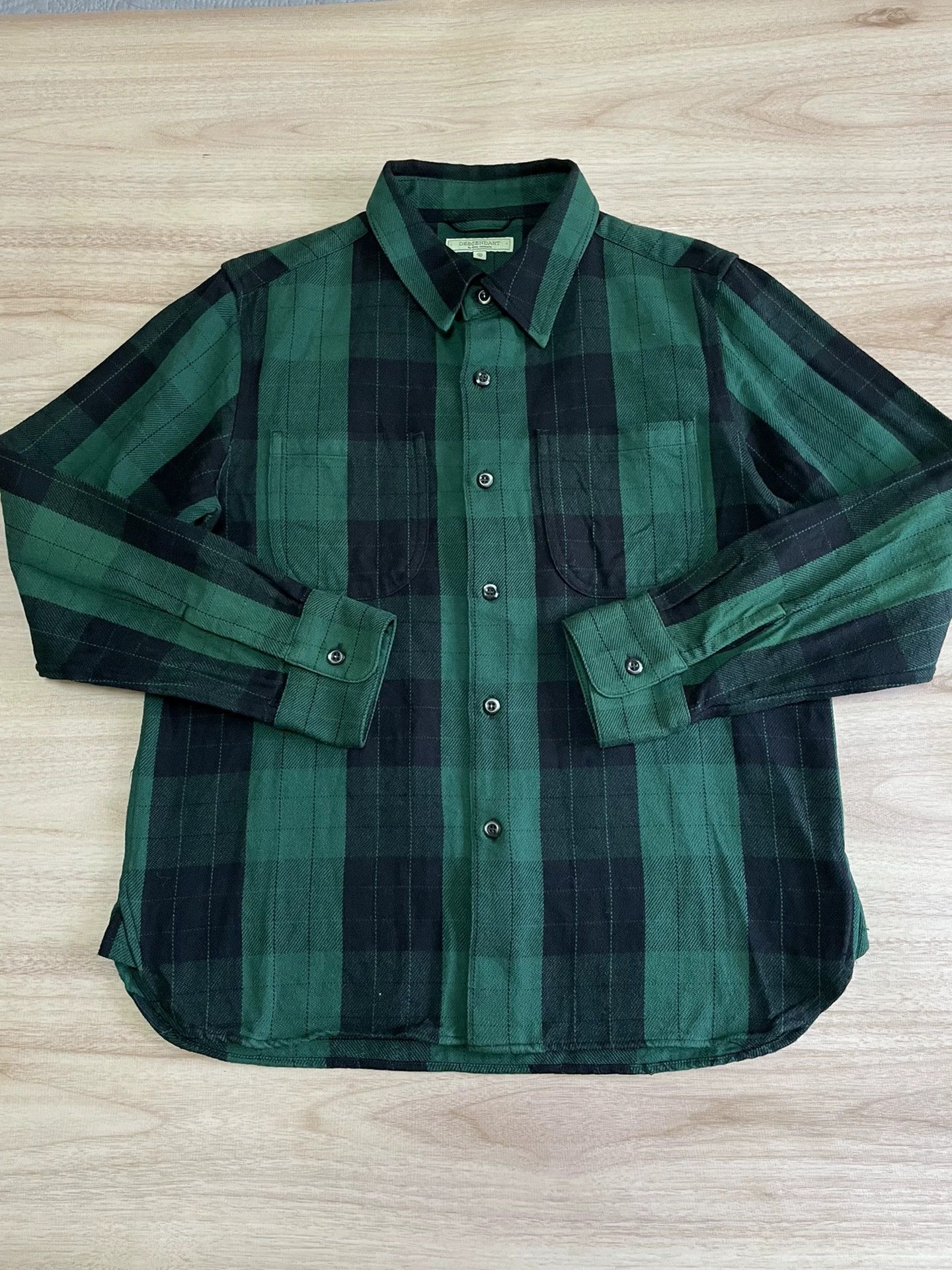 Descendant Descendant Flannel Plaid Long Sleeve Shirt Size US M / EU 48-50 / 2 - 1 Thumbnail