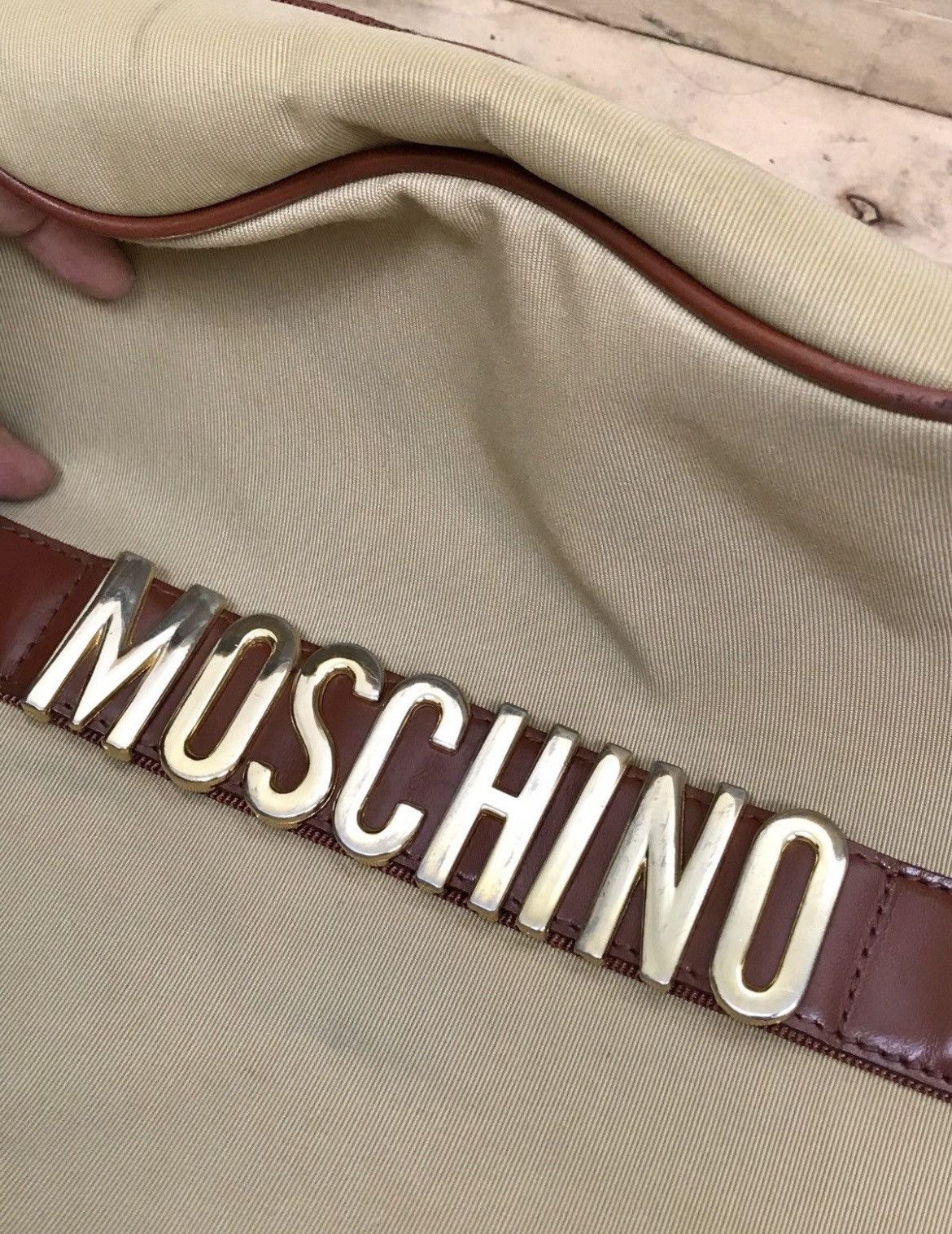 Moschino × Vintage MOSCHINO Japan Archive Duffle – Maruem Licensed Bold Logo Size ONE SIZE - 9 Thumbnail