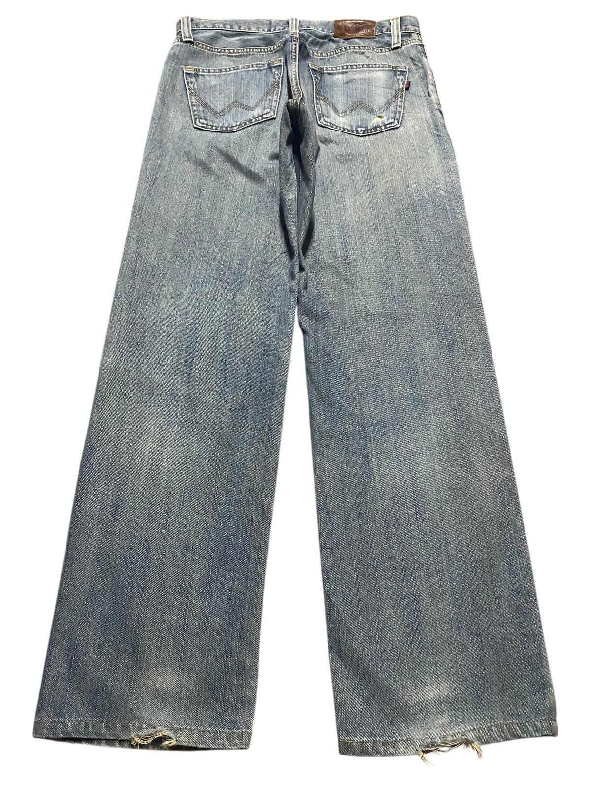 Edwin Vintage Japanese Brand Edwin 404 Distressed Loose Jeans Size US 32 / EU 48 - 2 Thumbnail