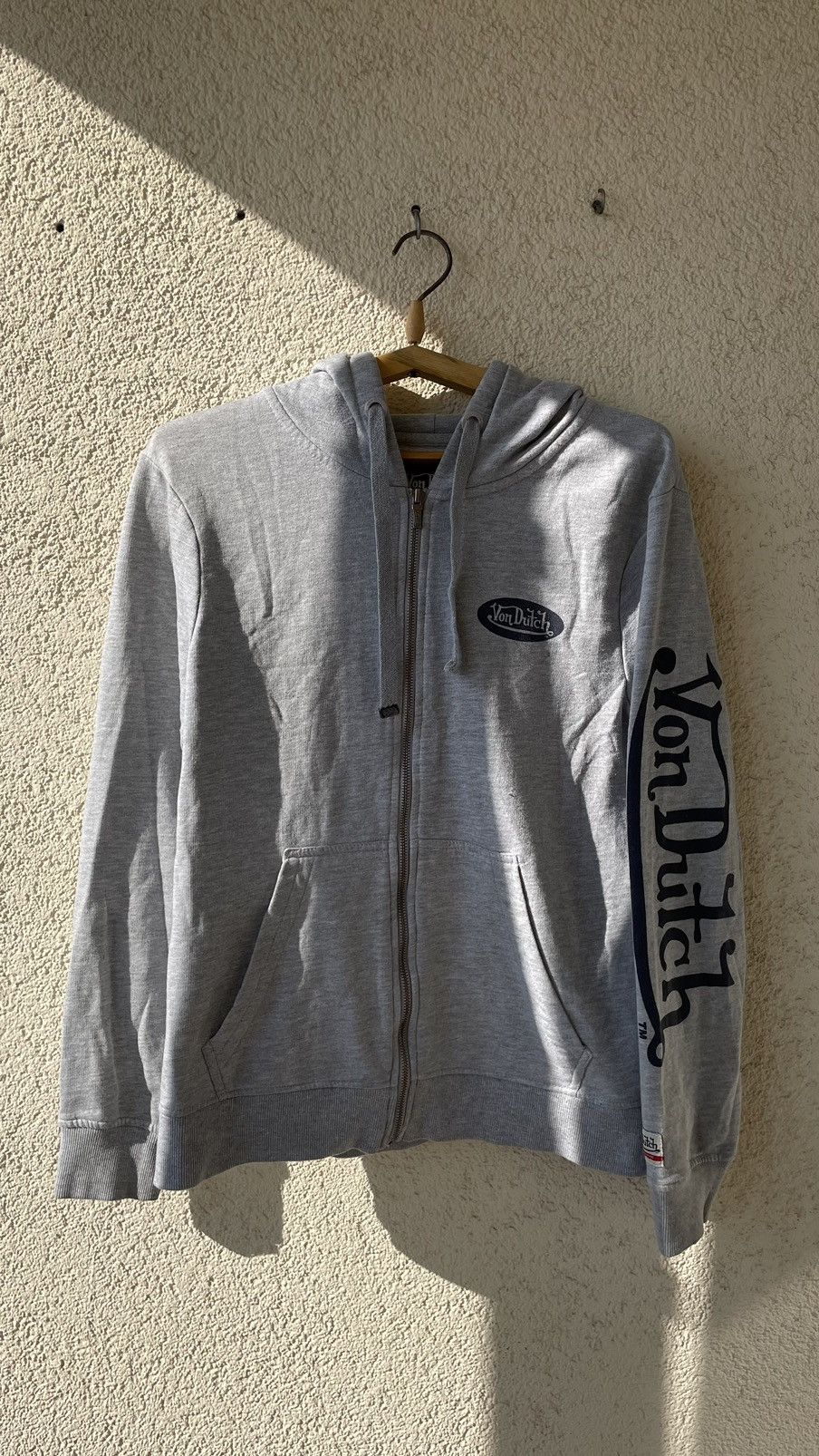Von Dutch Y2K Hype Von Dutch Big Logo On Sleeve Full Zip Hoodie Size US S / EU 44-46 / 1 - 1 Thumbnail