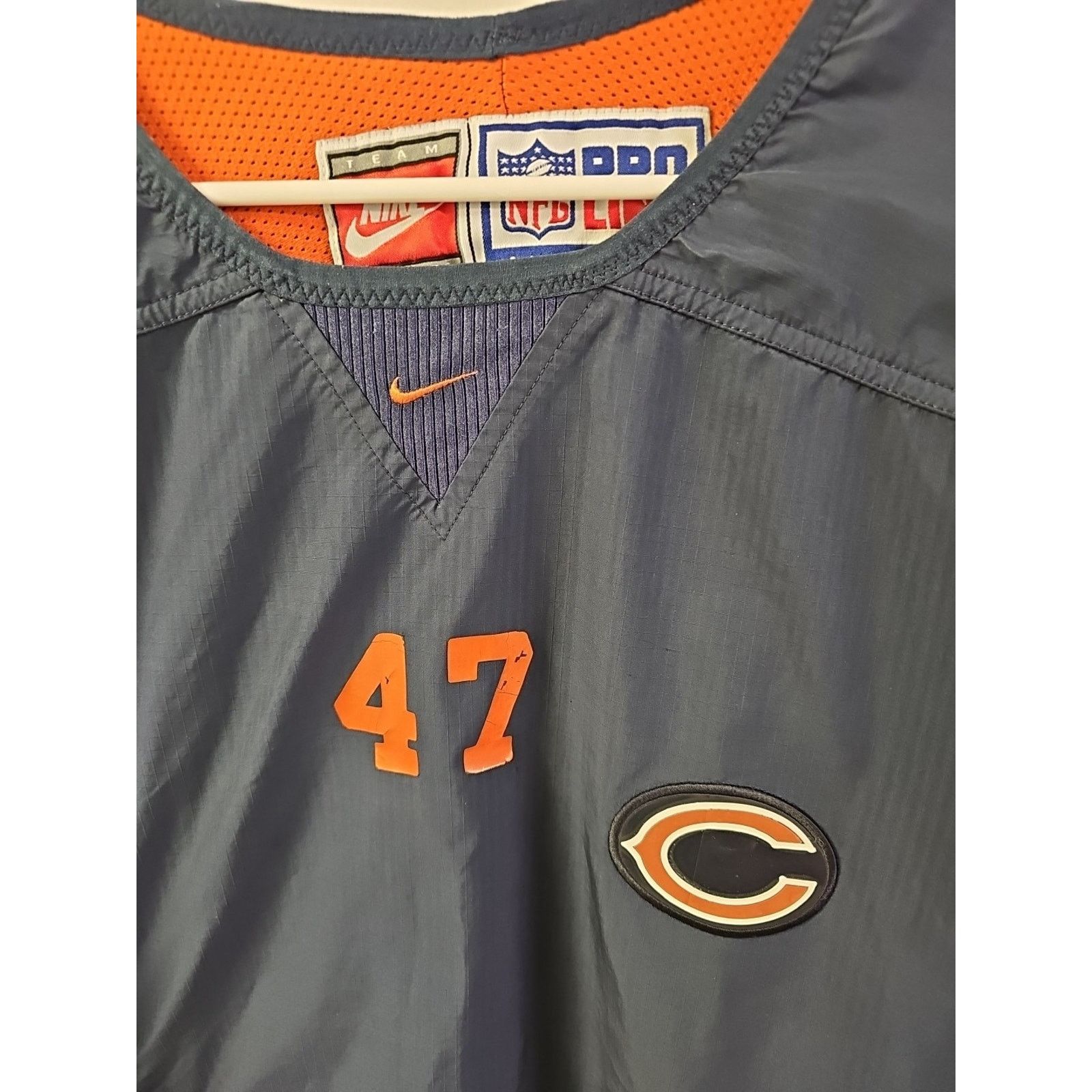 Nike Chicago Bears Nike Pro Line XL Pullover Jacket Made In USA Size US XL / EU 56 / 4 - 2 Thumbnail