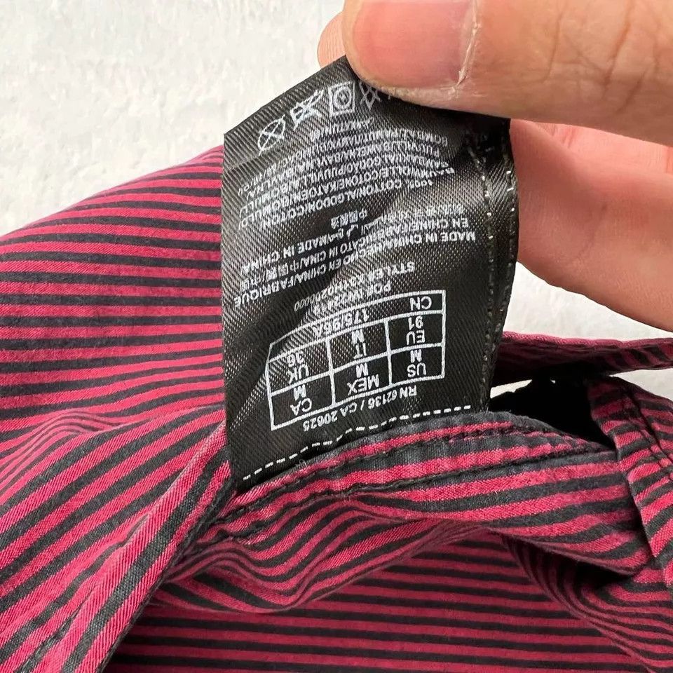 Guess Guess Jeans Shirt Men Stripes Button Up Long Sleeve Cotton M Size US M / EU 48-50 / 2 - 7 Thumbnail