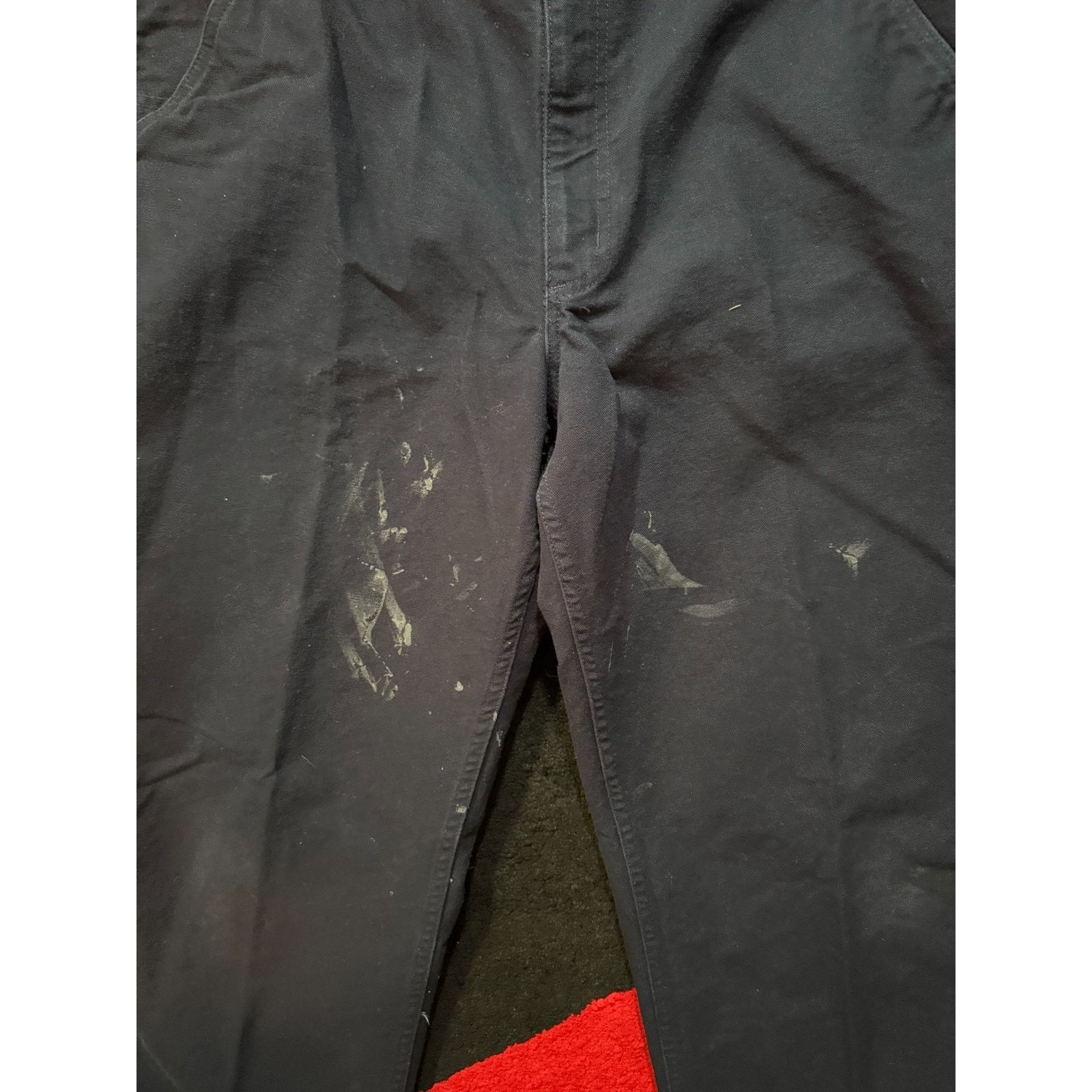 Carhartt Carhartt B11 Mens 38x32 Navy Work Pants Heavyweight USA Made Size US 38 / EU 54 - 12 Thumbnail
