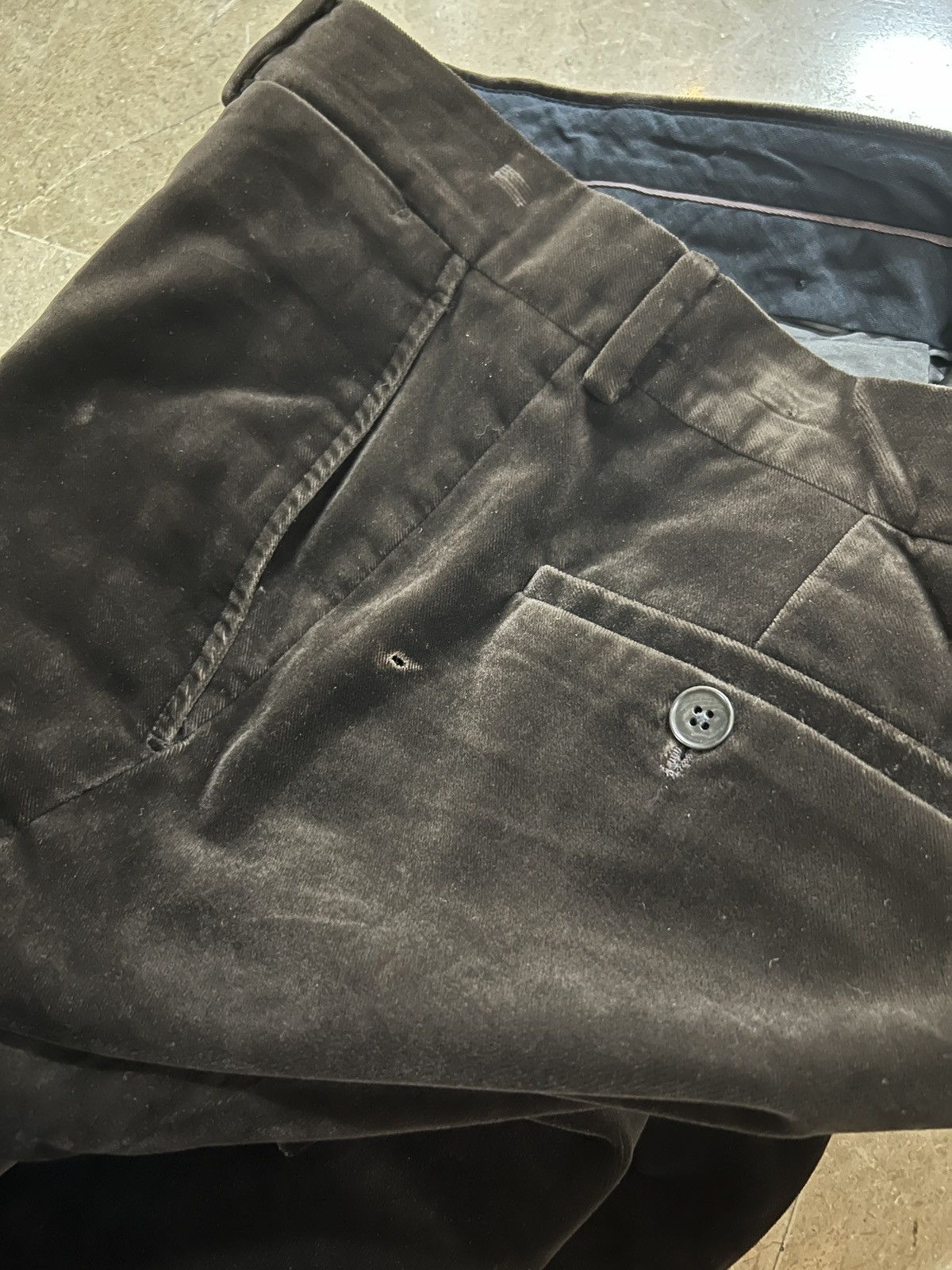 Hermes Hermes velvet trousers Size US 30 / EU 46 - 10 Thumbnail