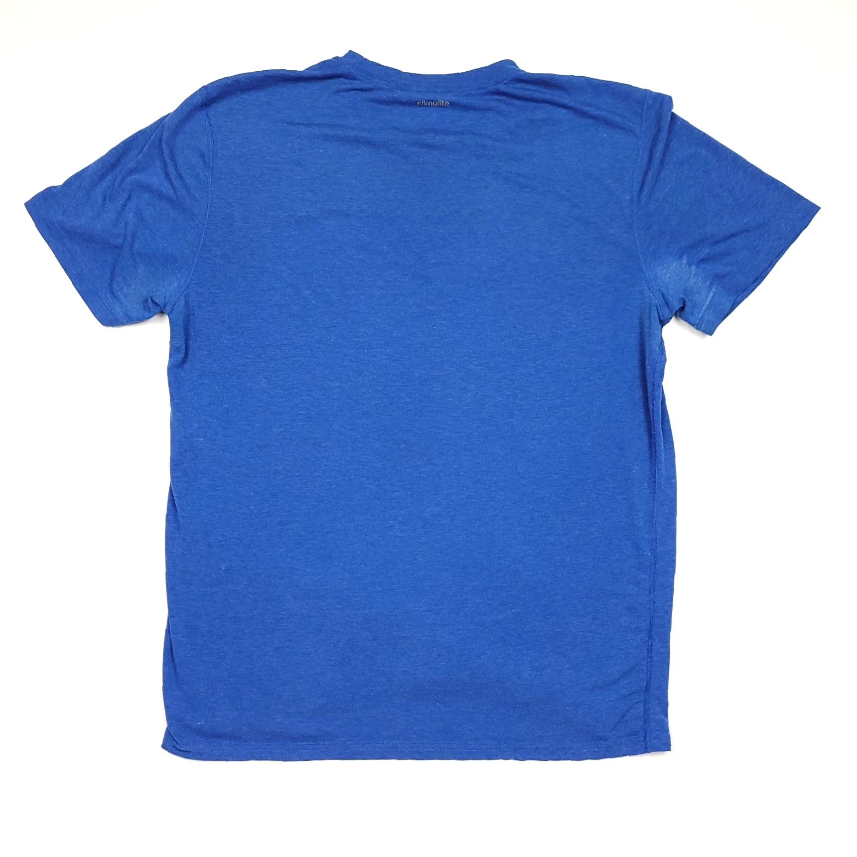Adidas ADIDAS Shirt Unisex Adults T-Shirt Large Blue Crew Neck Short Sleeve - Active Wear - Used Size US L / EU 52-54 / 3 - 6 Thumbnail