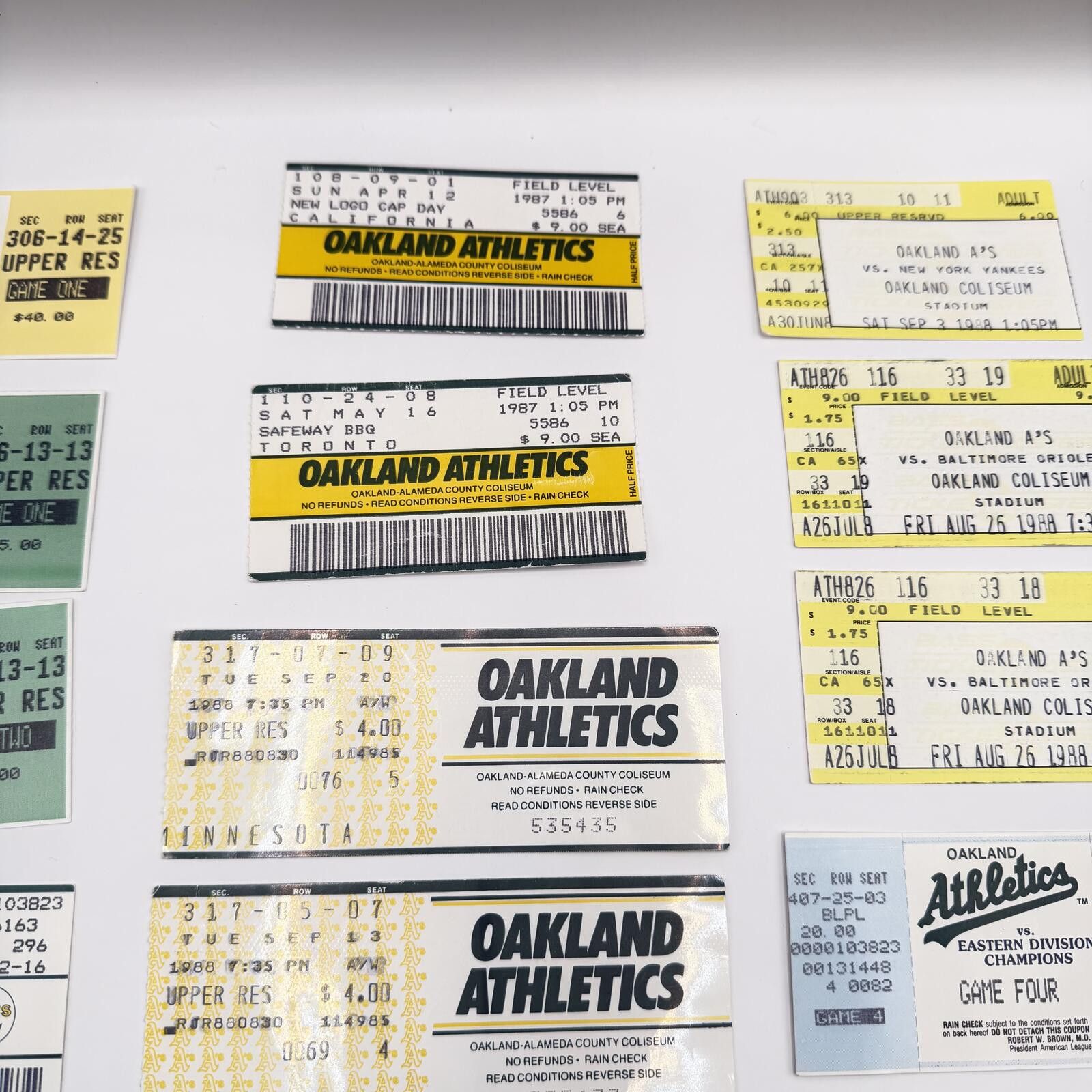 Other MLB Season Tickets Oakland A's Championship Vintage Size ONE SIZE - 5 Thumbnail
