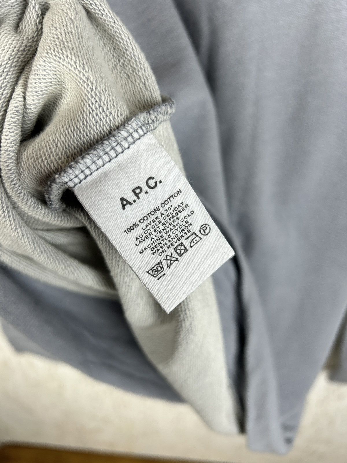 A.P.C. A.P.C Guitar Eagle Bird Sweatshirt Crewneck Blue Size M Size US M / EU 48-50 / 2 - 8 Thumbnail