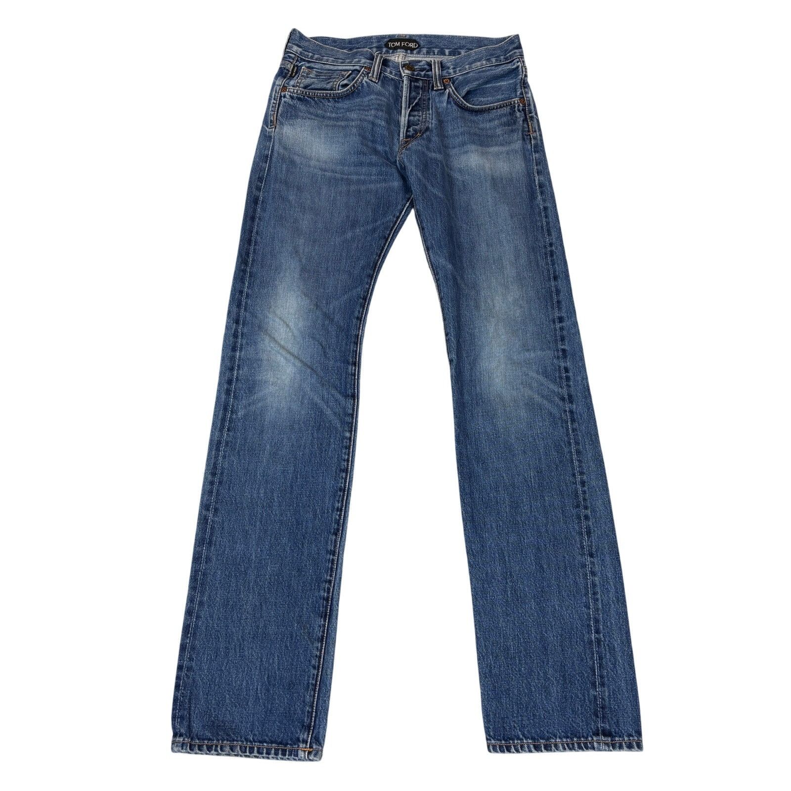 Tom Ford Tom Ford Straight Selvedge Jeans Men's 28x33 Quiet Luxury Size US 28 / EU 44 - 1 Thumbnail