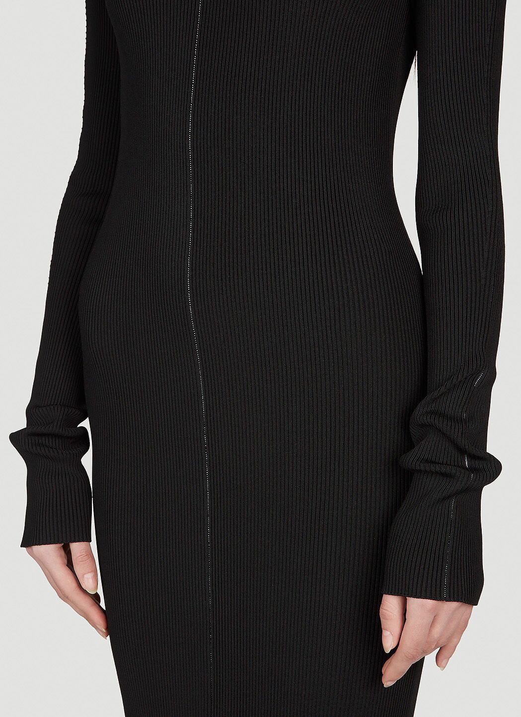 Marni o1w1db10125 Dress in Black Size M / US 6-8 / IT 42-44 - 5 Thumbnail