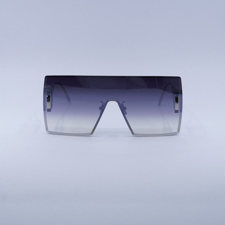 Dior Dior 30MONTAIGNE M1U F0A6 Rimless Sunglasses Silver Shield Size ONE SIZE - 7 Thumbnail