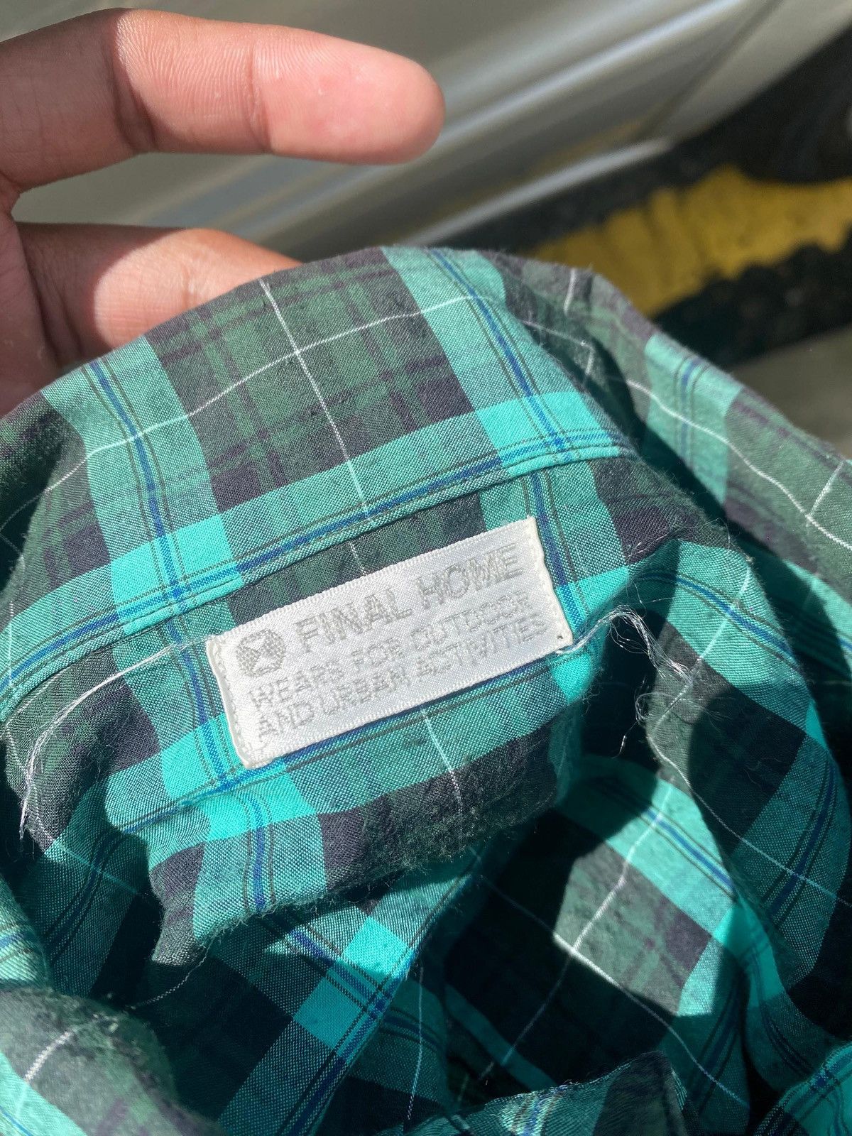 Final Home VINTAGE‼️Final Home Checkered Flannel Shirt Size US S / EU 44-46 / 1 - 5 Thumbnail